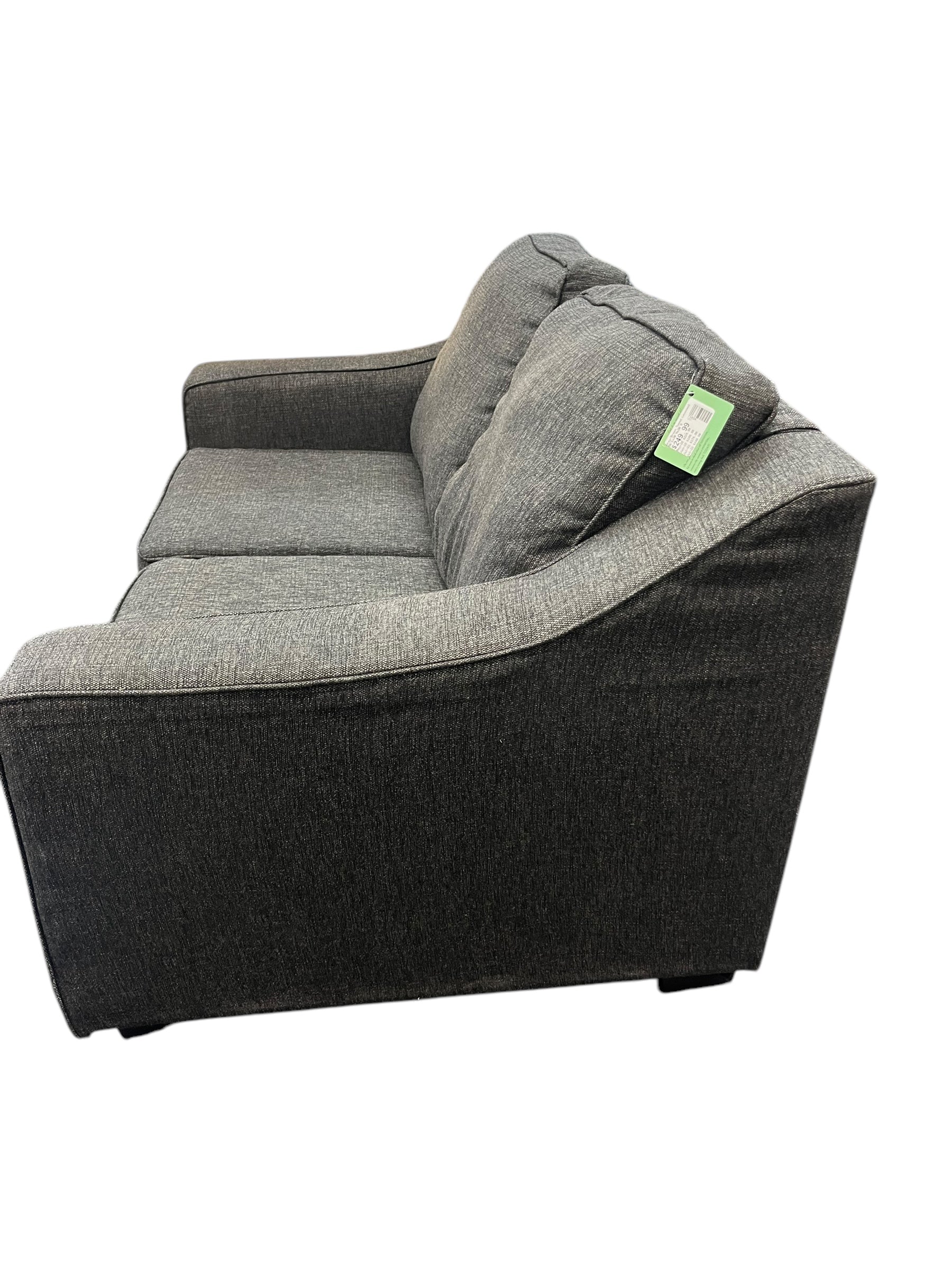 Grey/Brown Tweed Loveseat