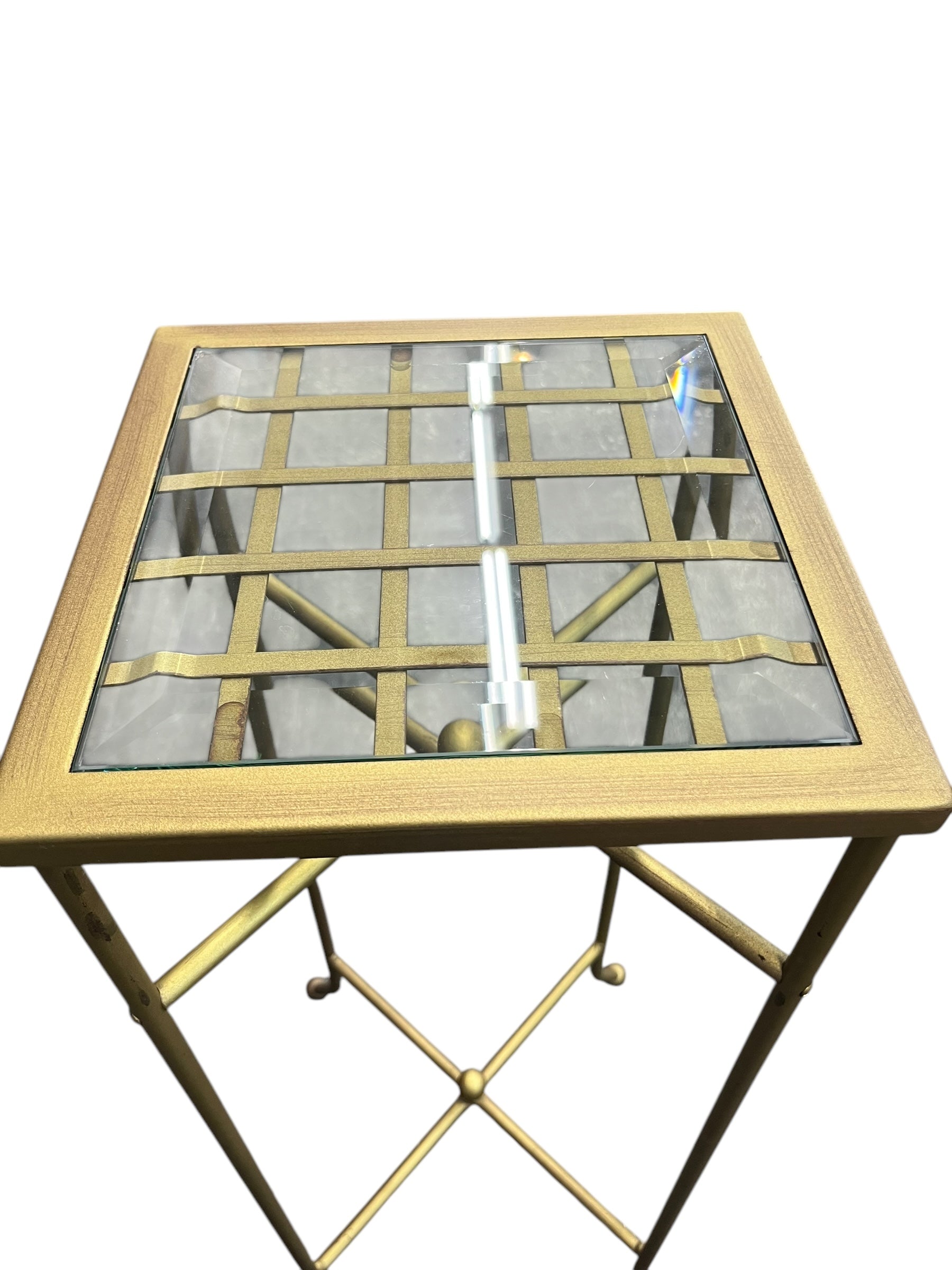 Gold Plant Stand
