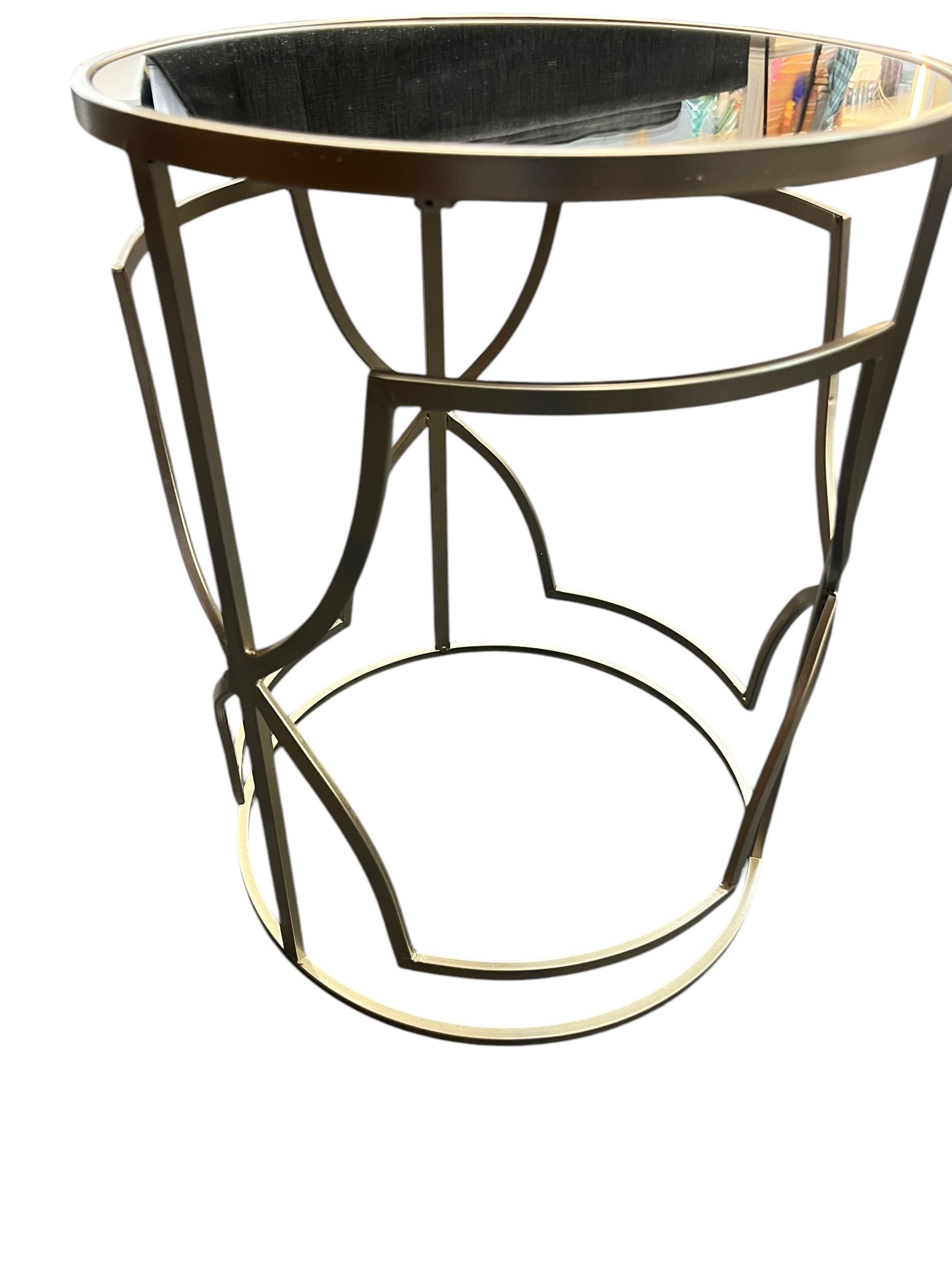 Gold Glass Table