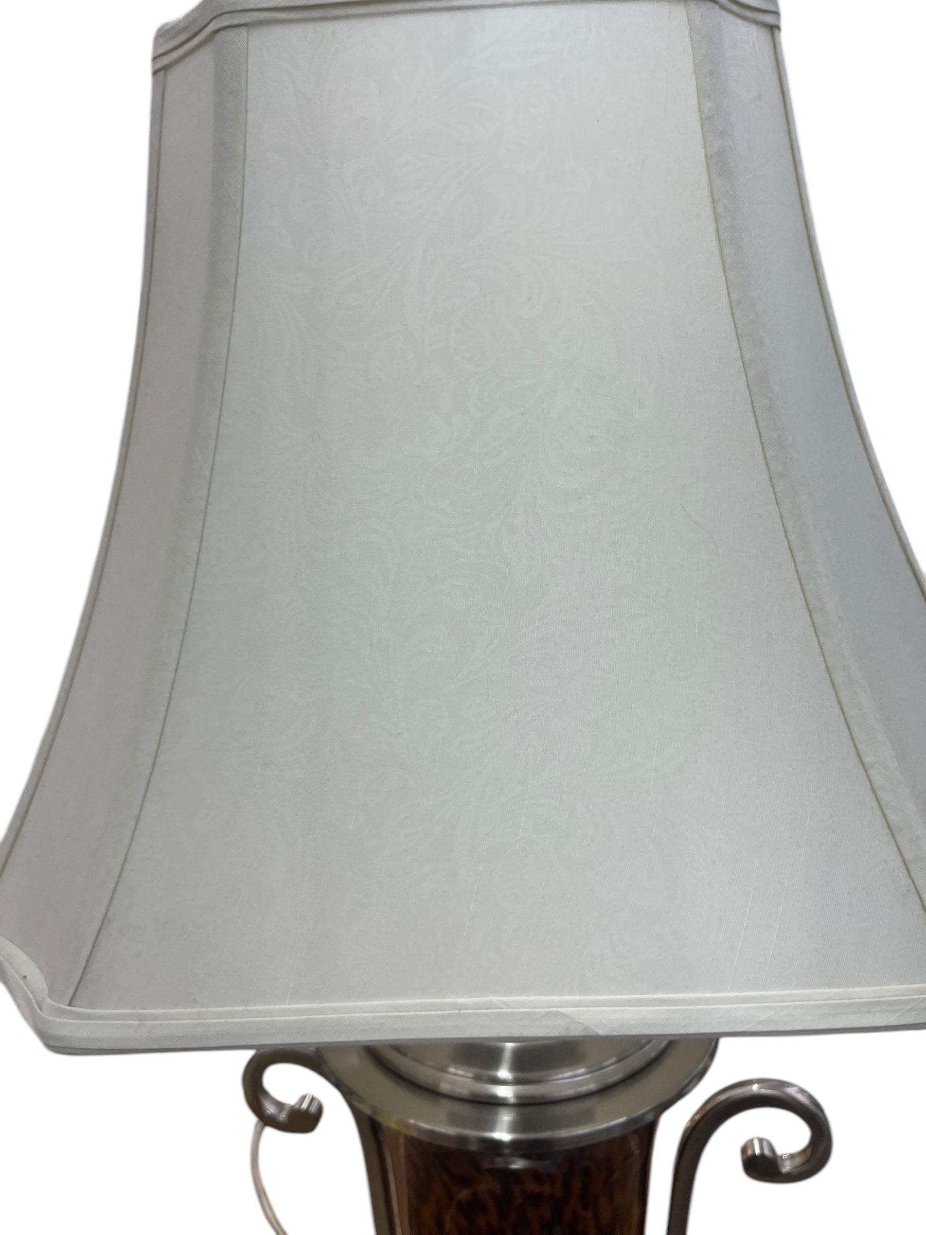 Tortoise Shell/Silver Lamp