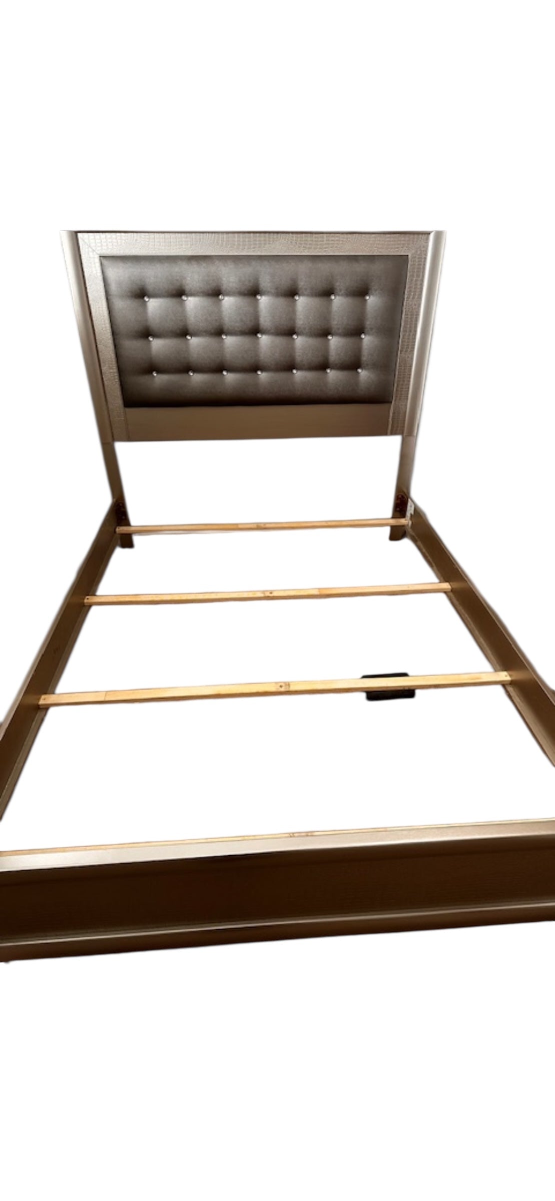 Queen Metallic Bed