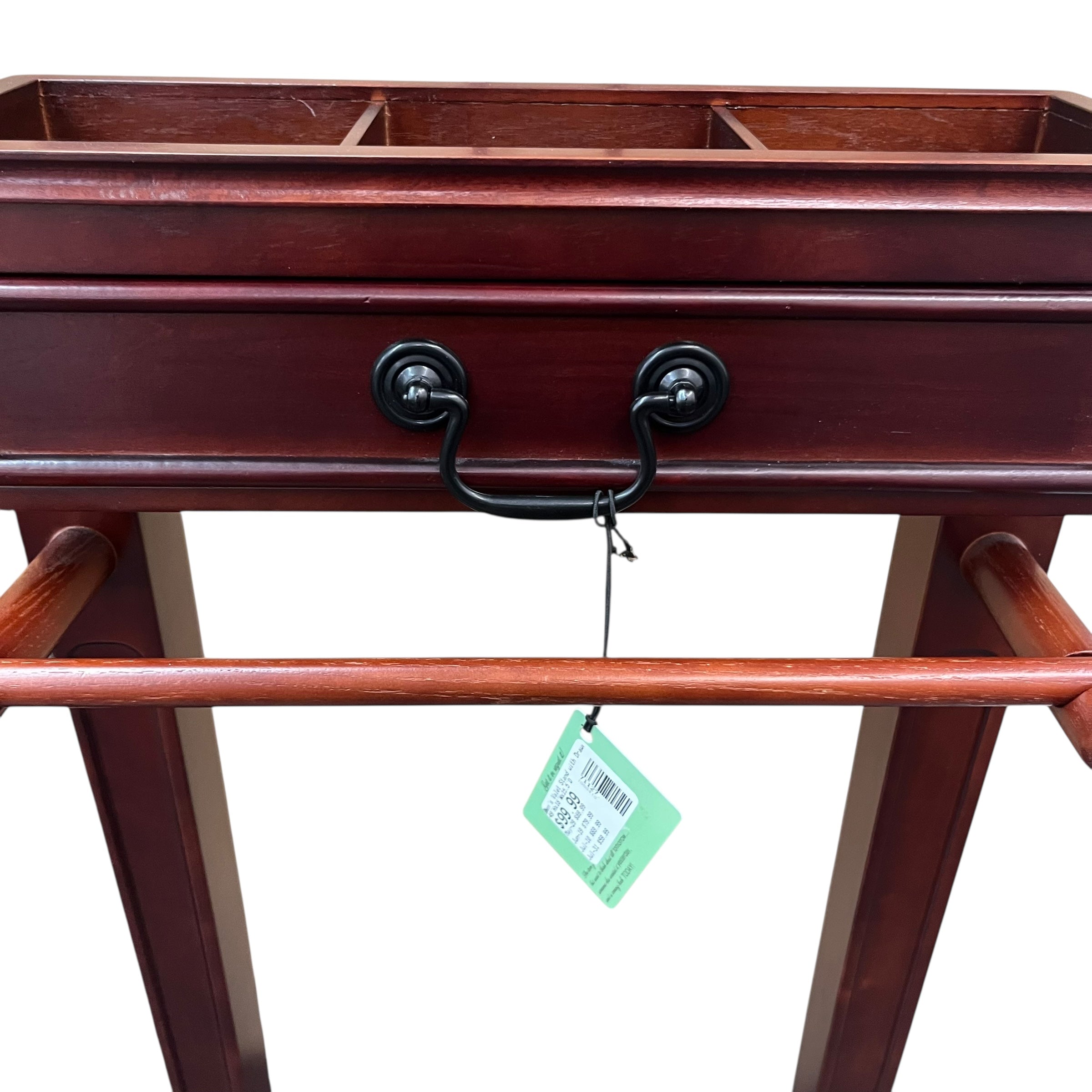 Men's Valet Stand with Drawer