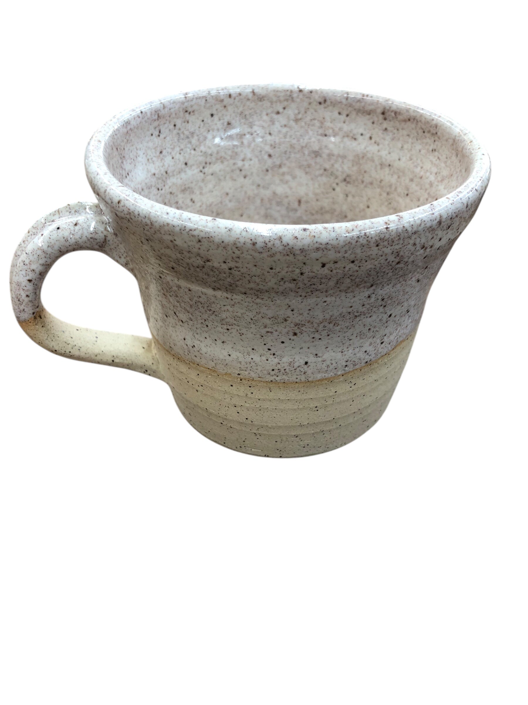 Handmade Pottery Mug Cream B