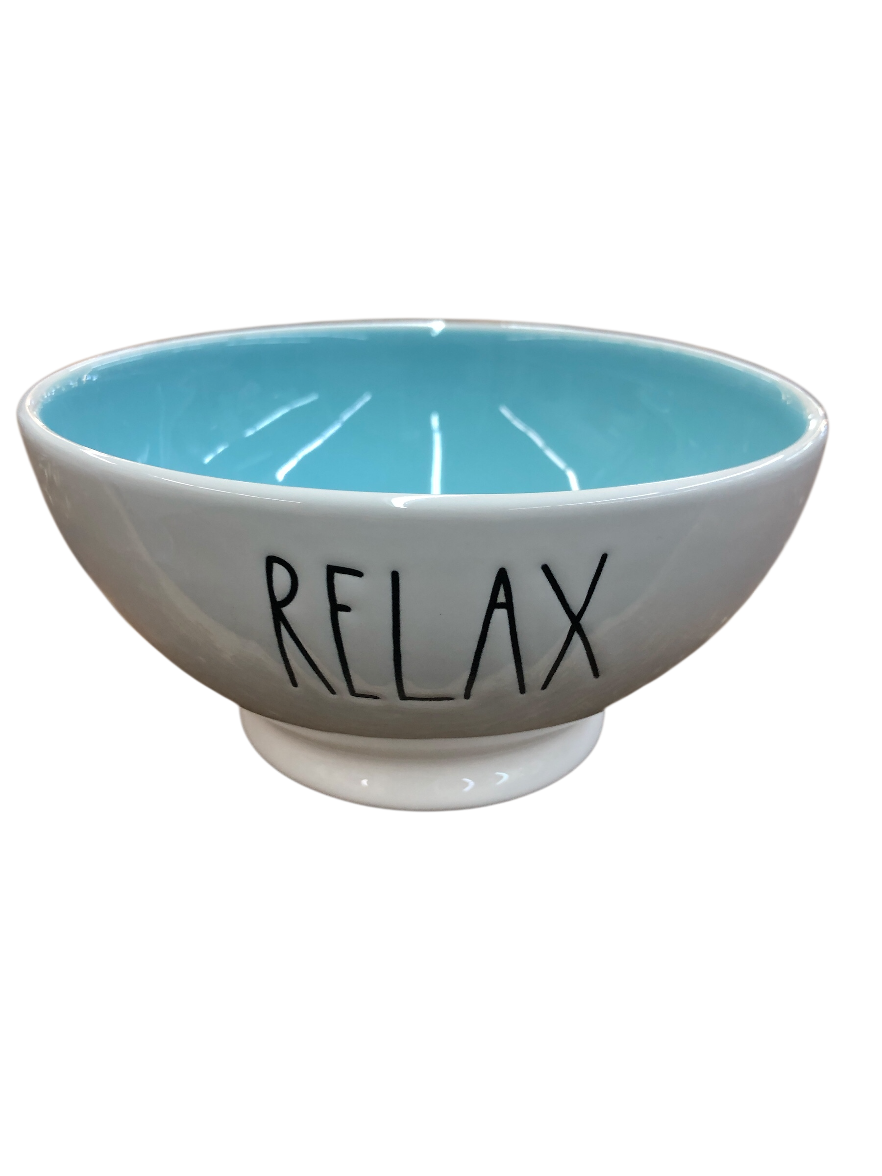 Rae Dunn - Ceramic Creal Bowl- Relax
