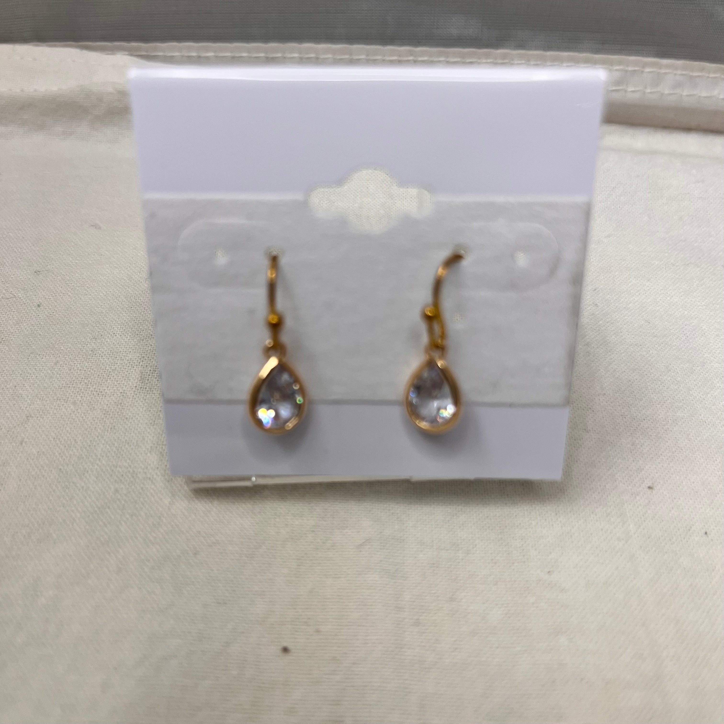 Earrings  teardrop on Shephards Hook