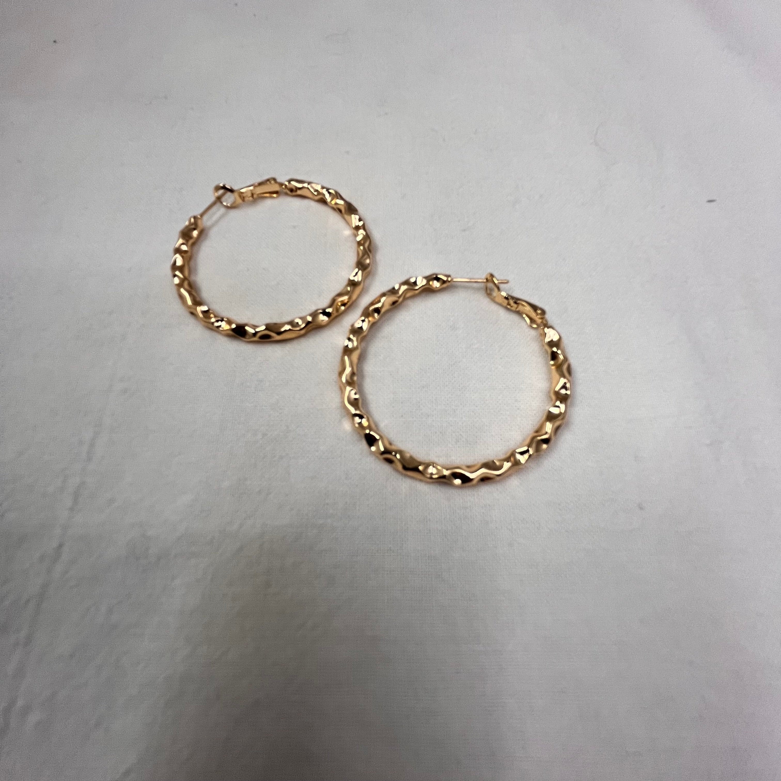 Earrings Twisted Hoops