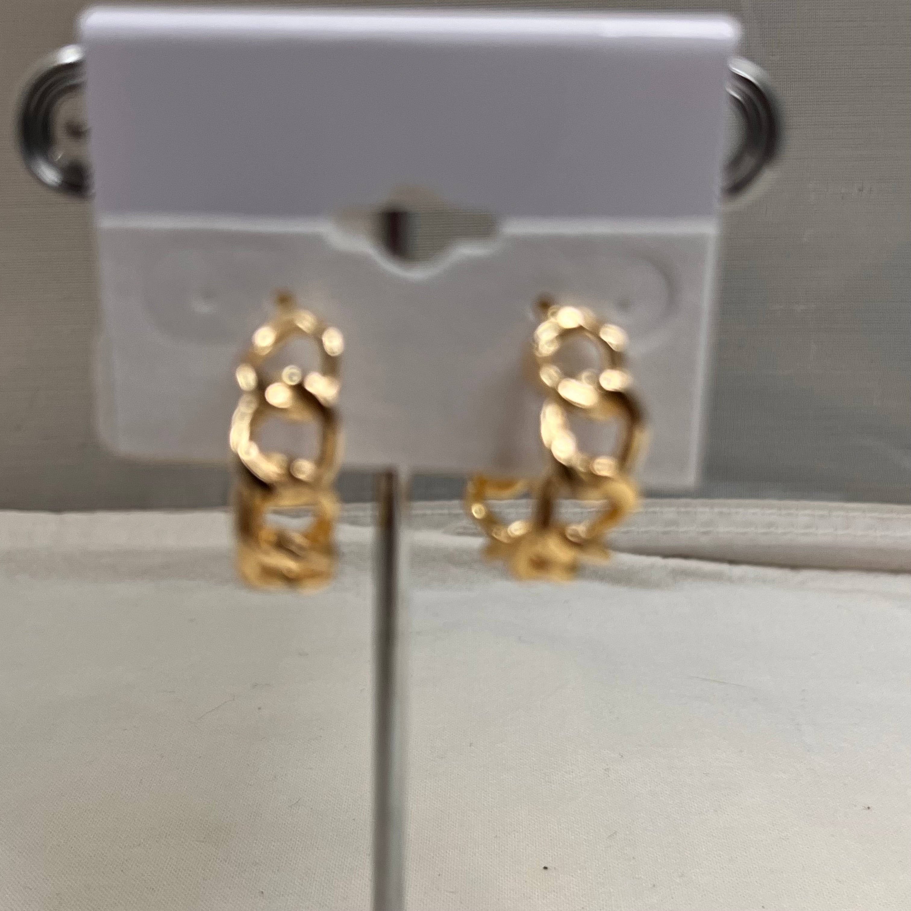 Earrings Chain Link Hoop