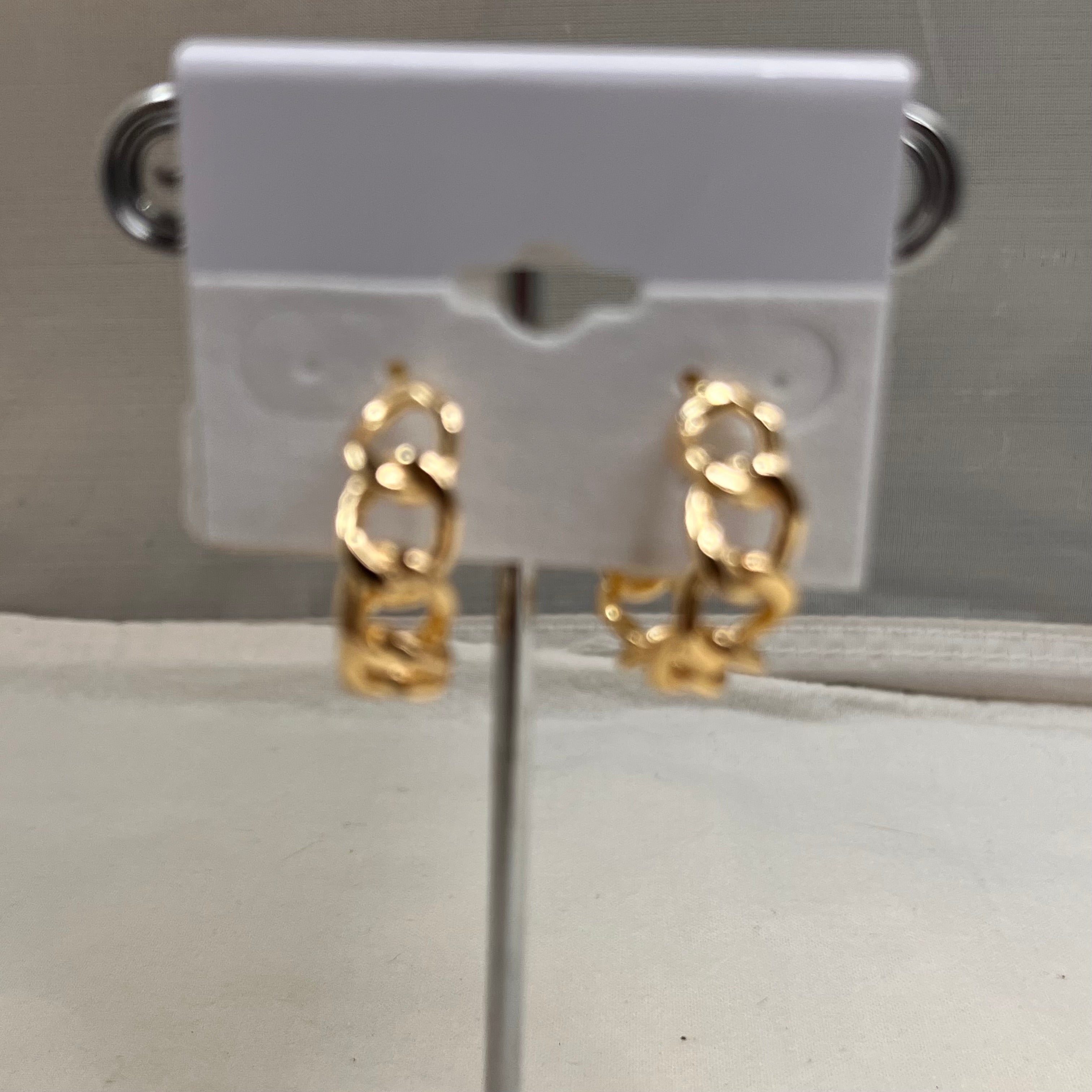 Earrings Chain Link Hoop