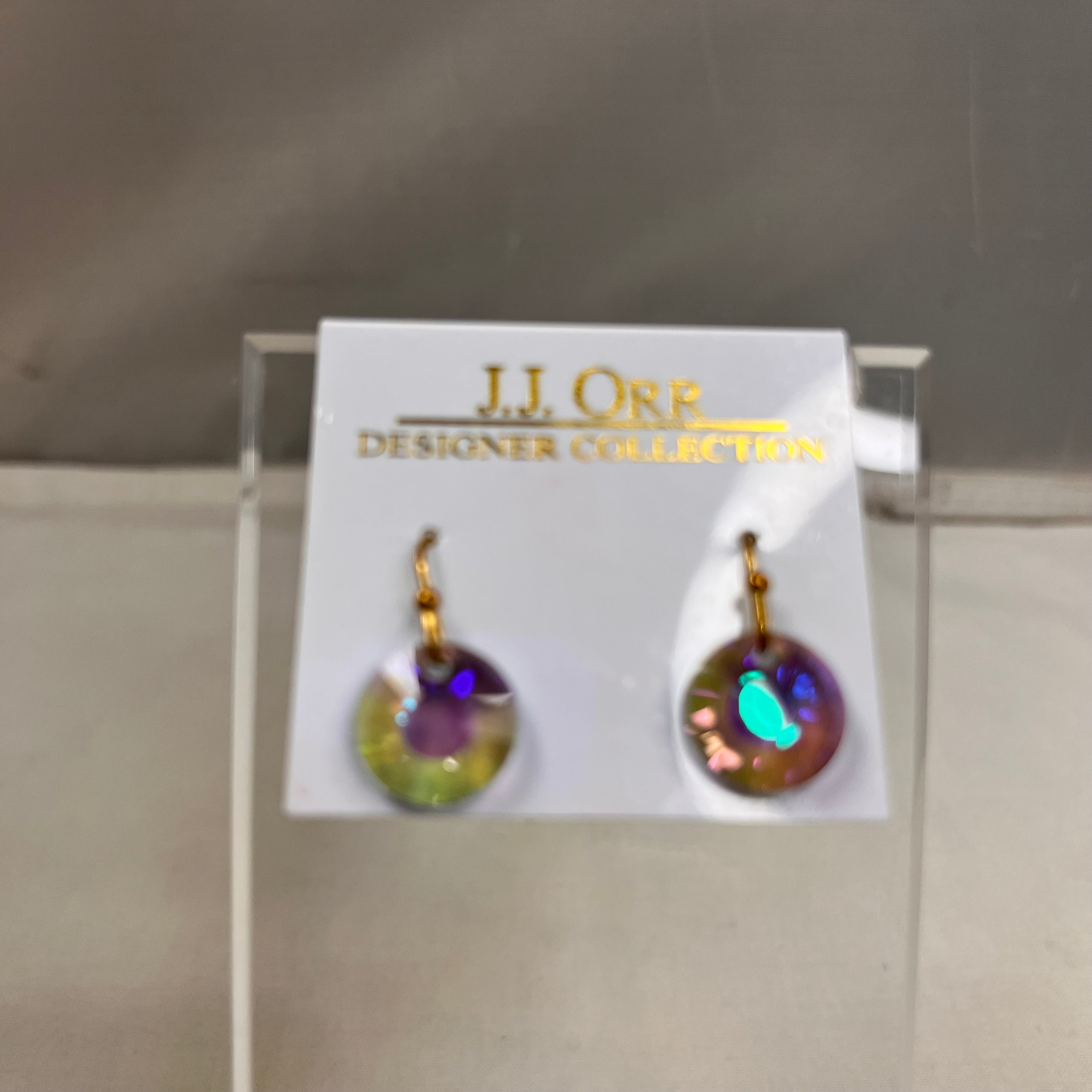 Earrings Crystal Drop