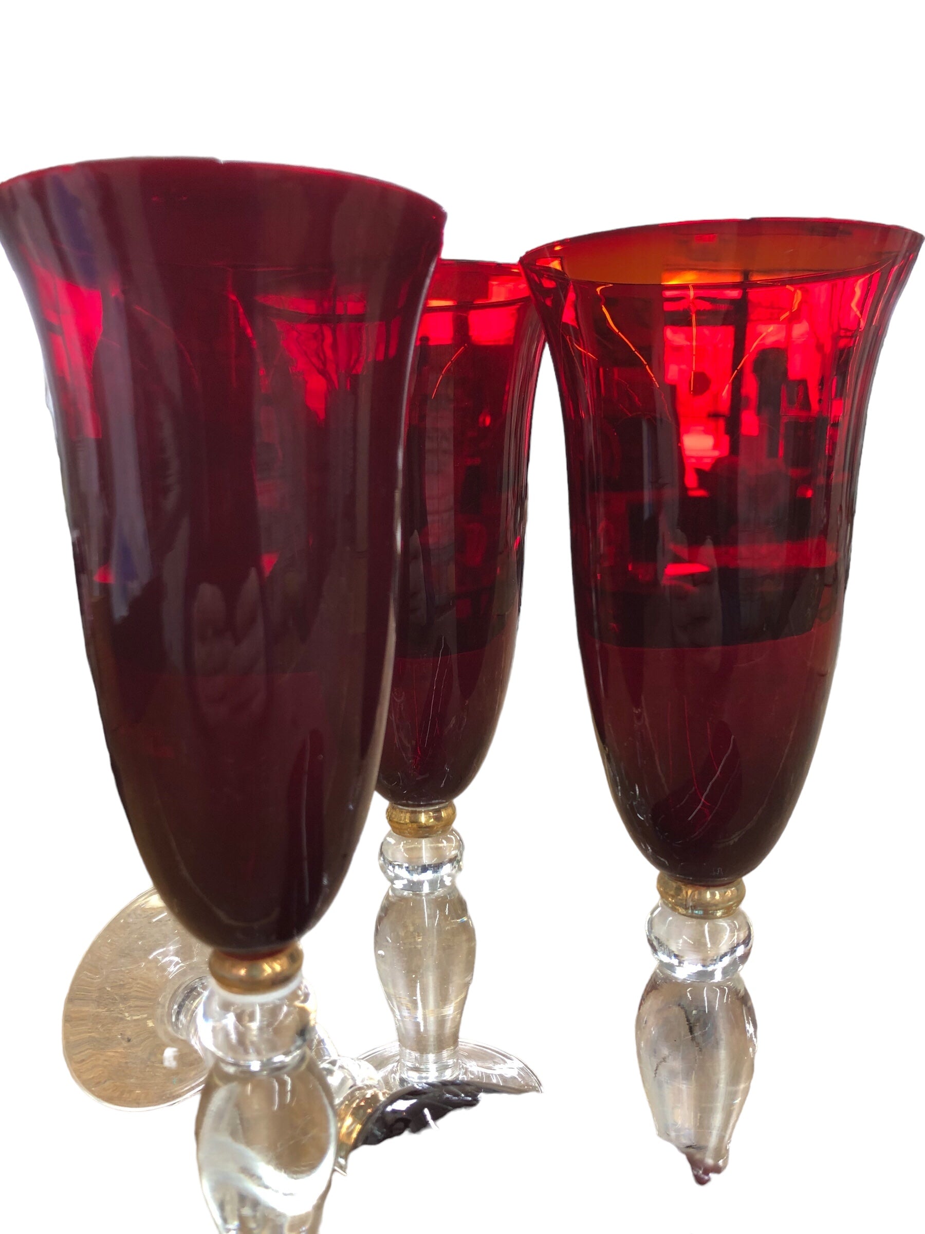 Red Wine Glasses/set of 4