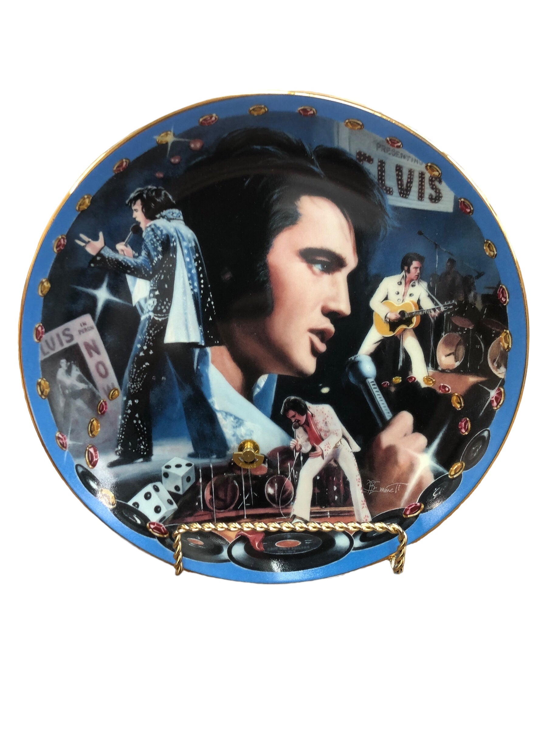 Elvis Musical Plate