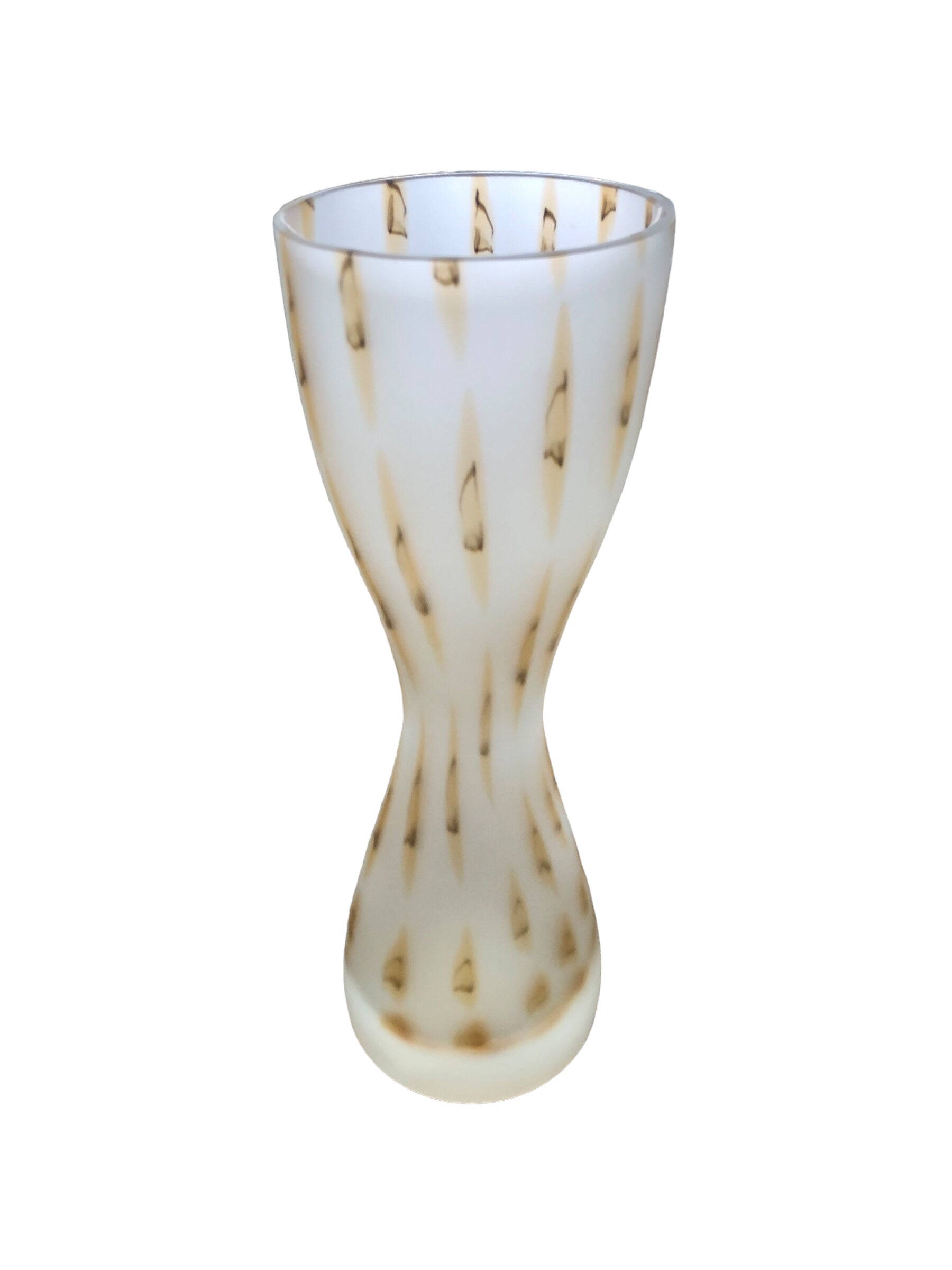 Fogged glass vase
