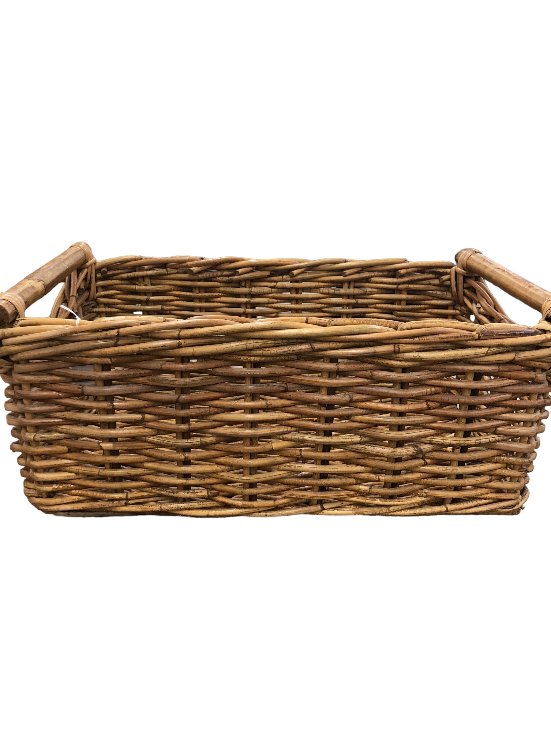 Large Basket/Wooden Handles