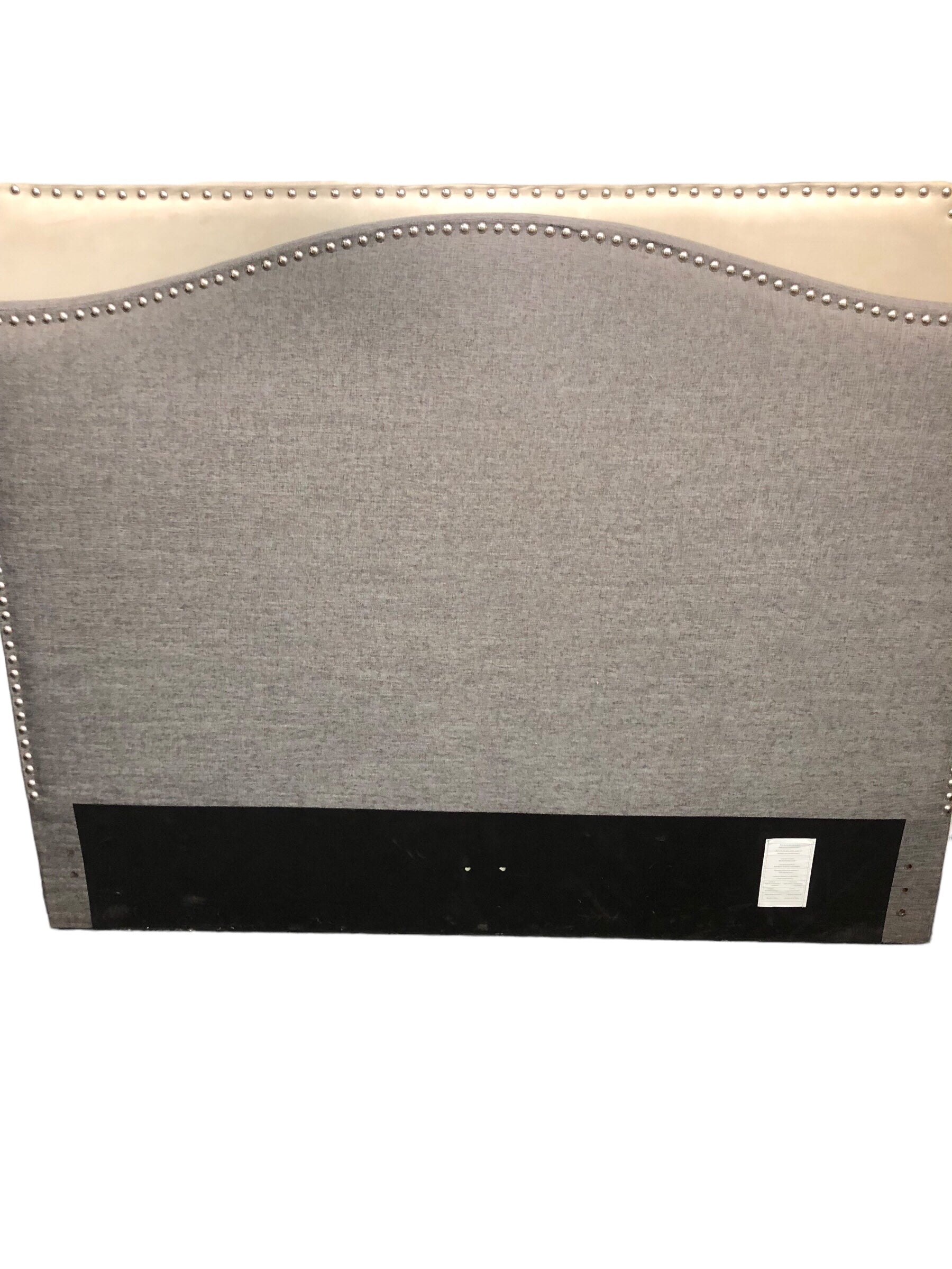 Grey Upholstered Queen H/Board