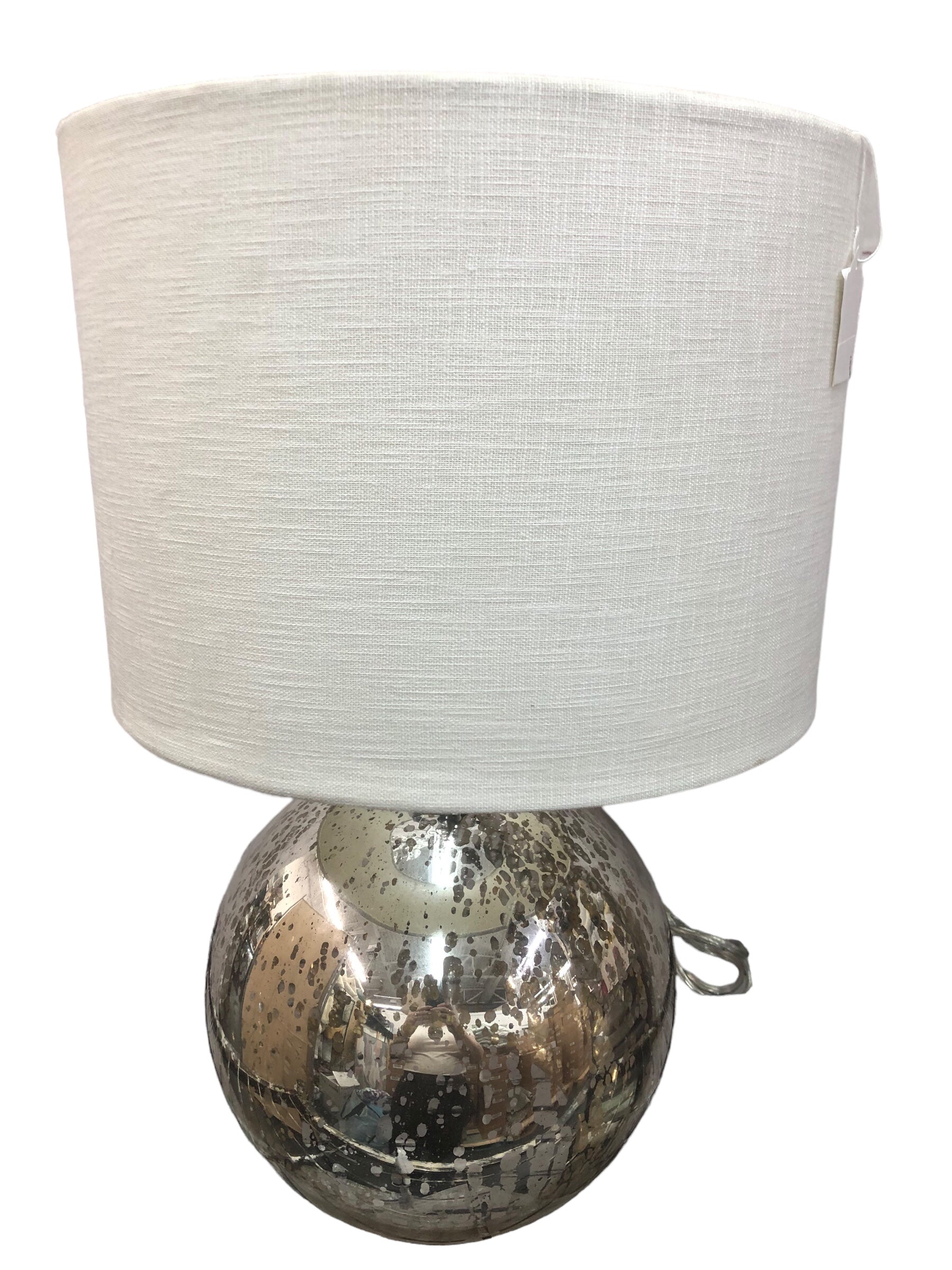 Gold Splashed Glass Lamp