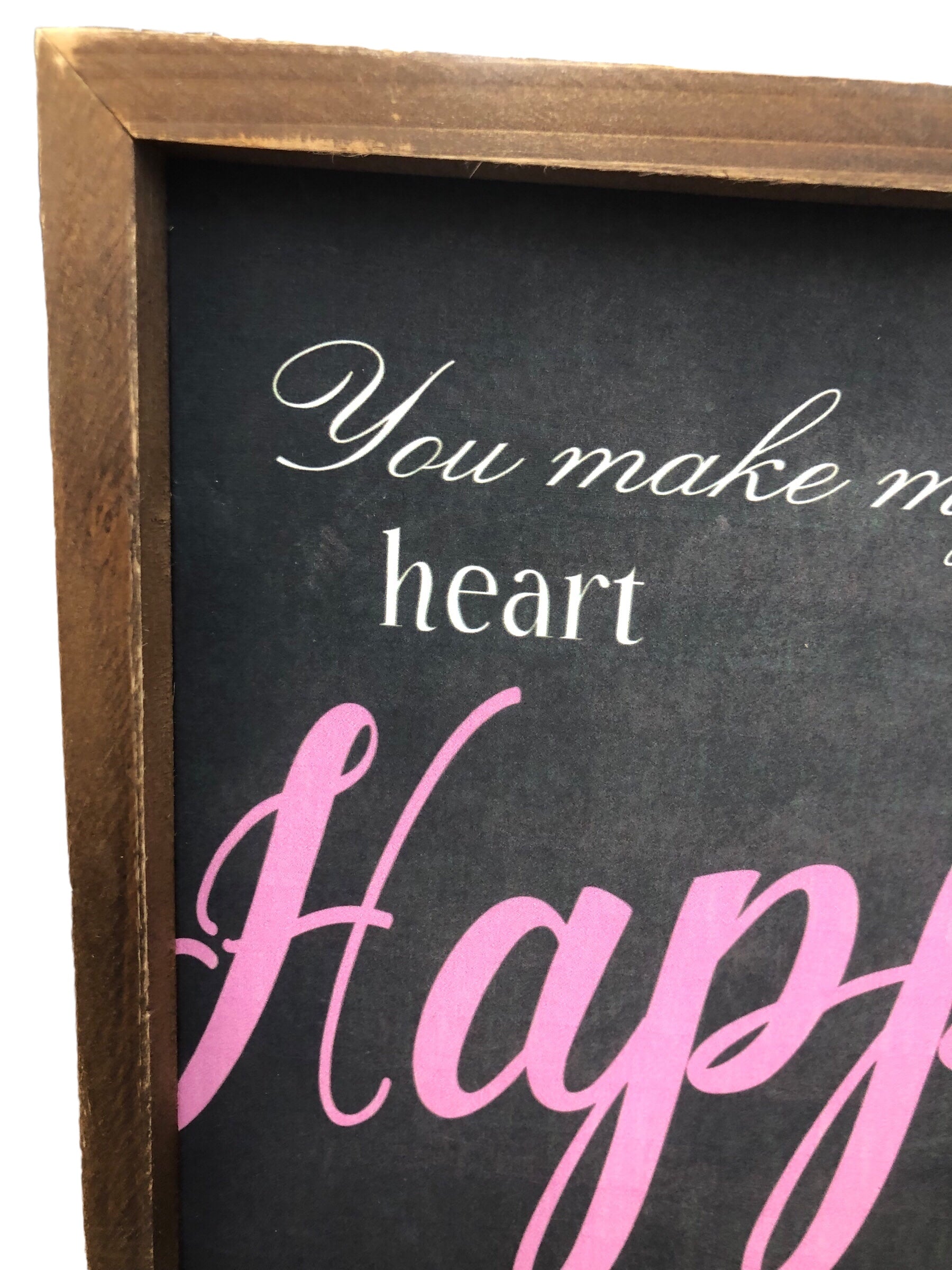 Heart Happy Plaque