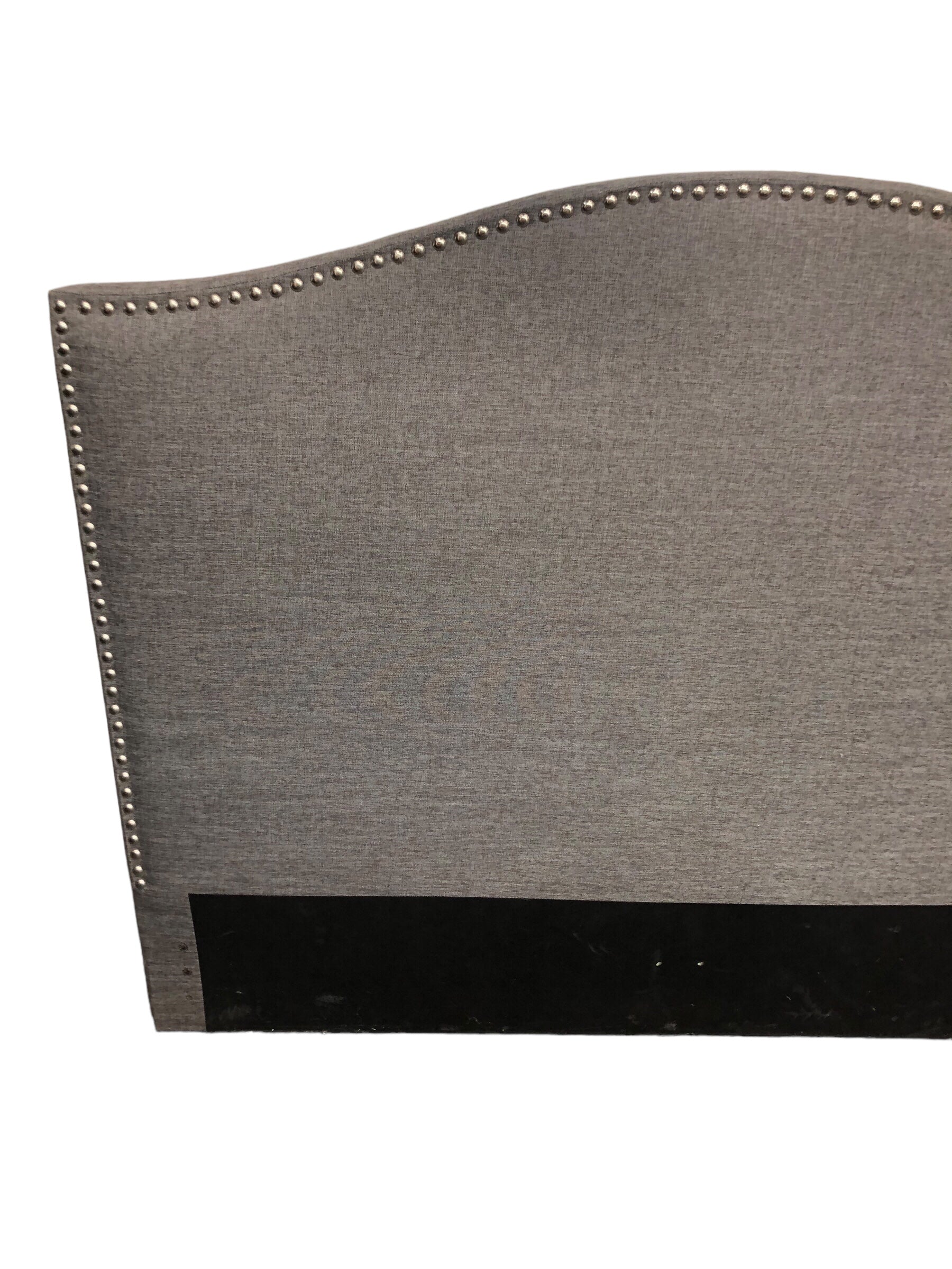 Grey Upholstered Queen H/Board