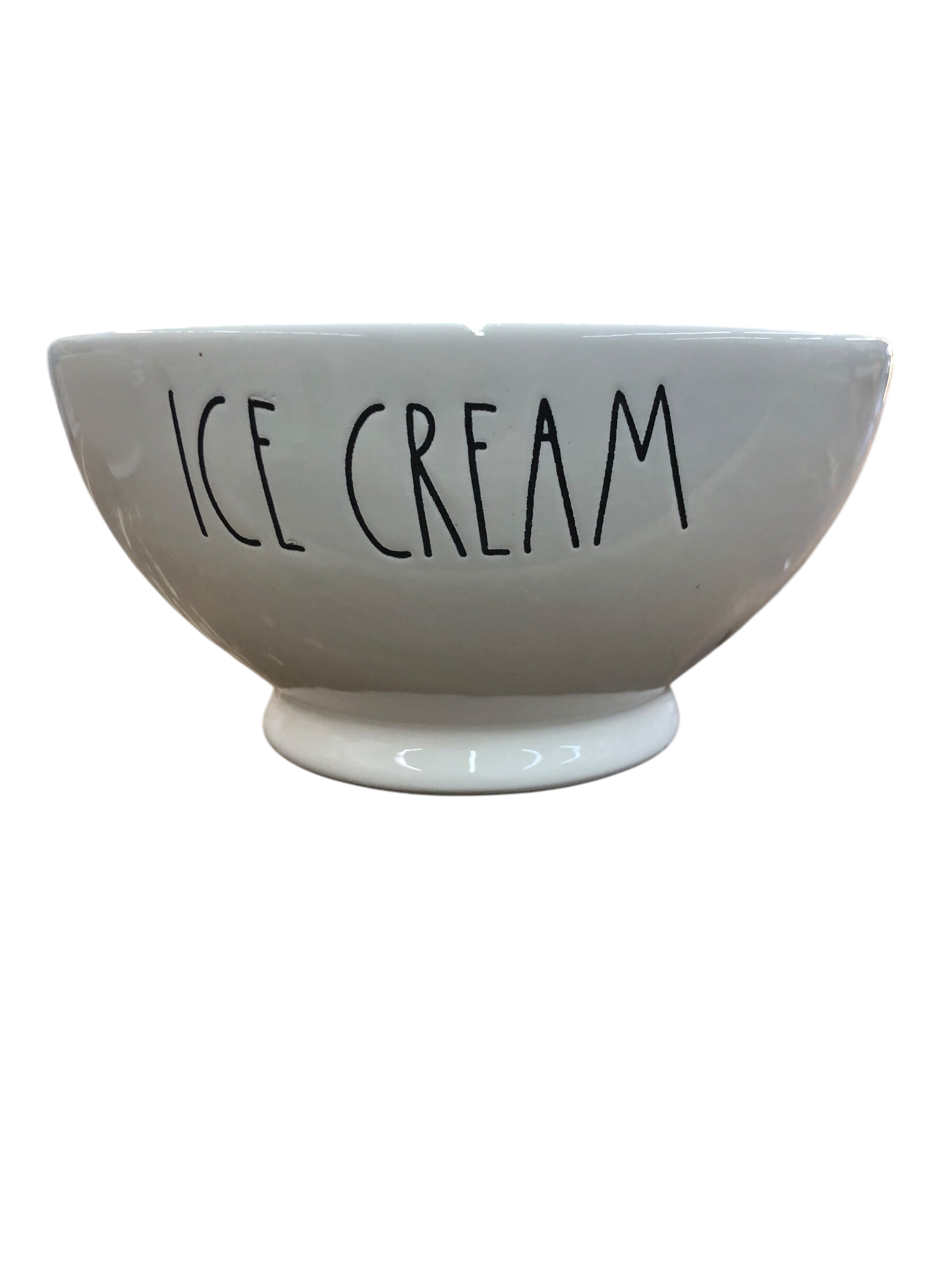 Rae Dunn - Ceramic Cereal Bowl - Ice Cream