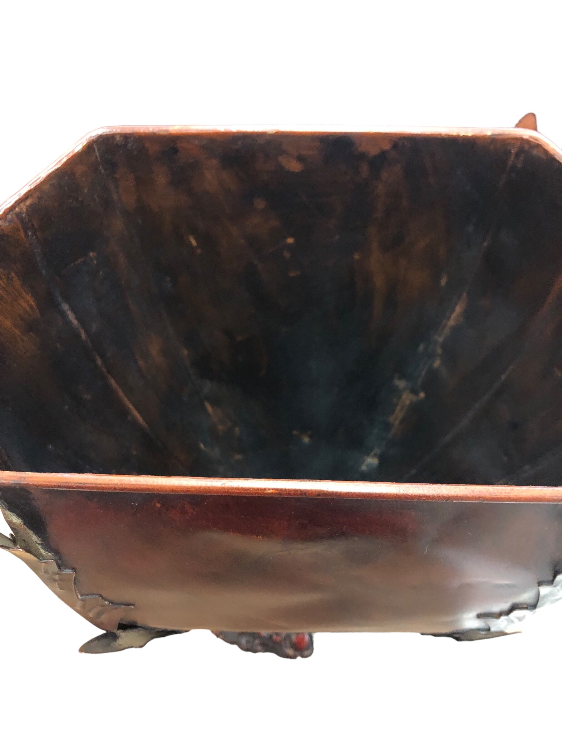 Large Tin Urn with Handles
