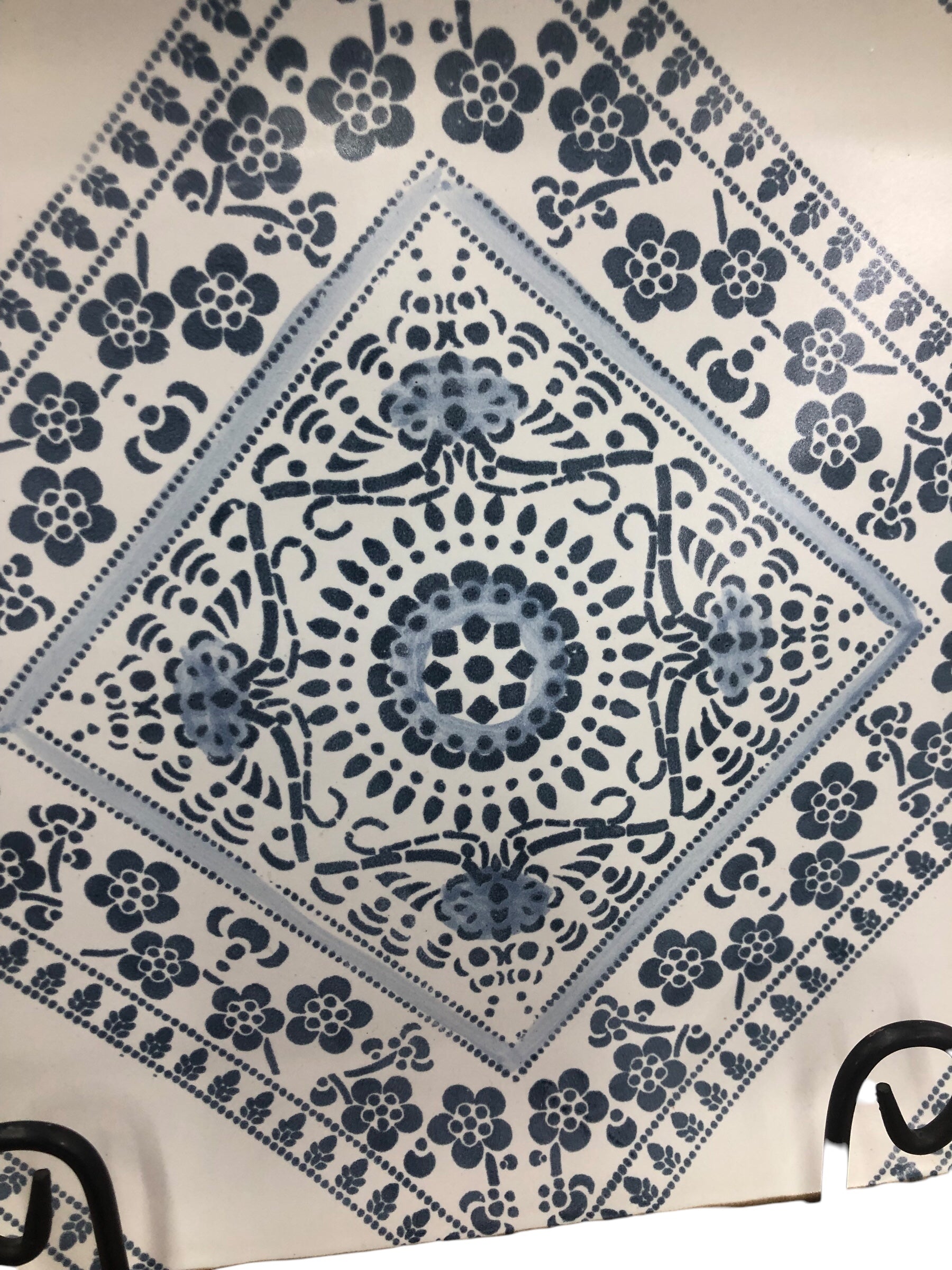 Blue and White Tray/ceramic