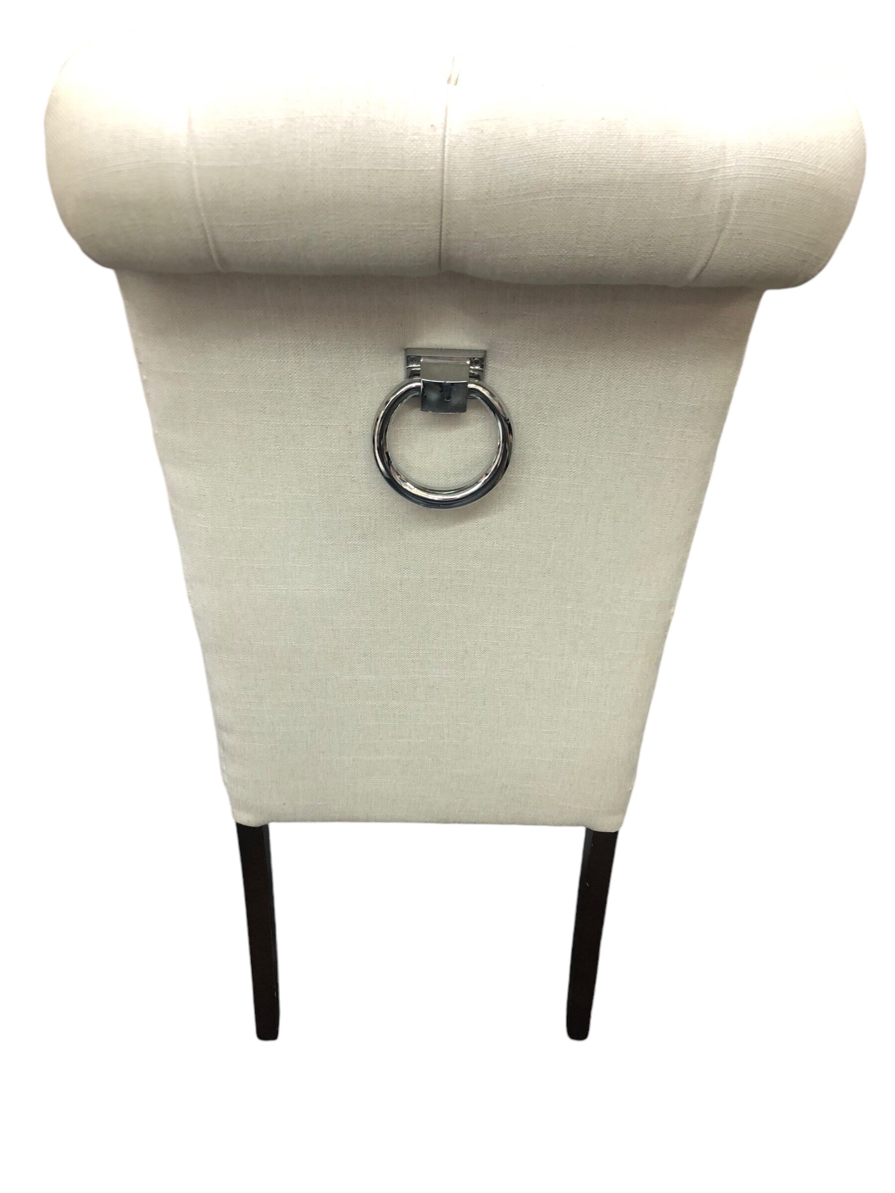 Beige Tufted Dining Chair