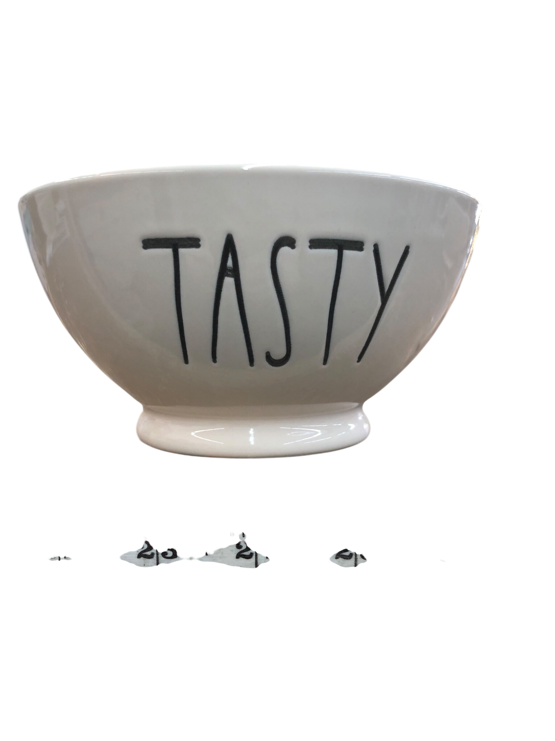 Rae Dunn - Ceramic Cereal Bowl - Tasty
