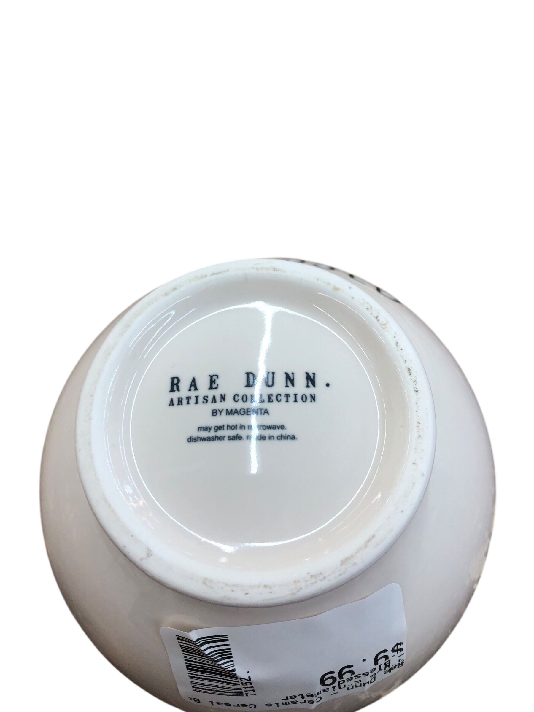 Rae Dunn - Ceramic Cereal Bowl - Foodie