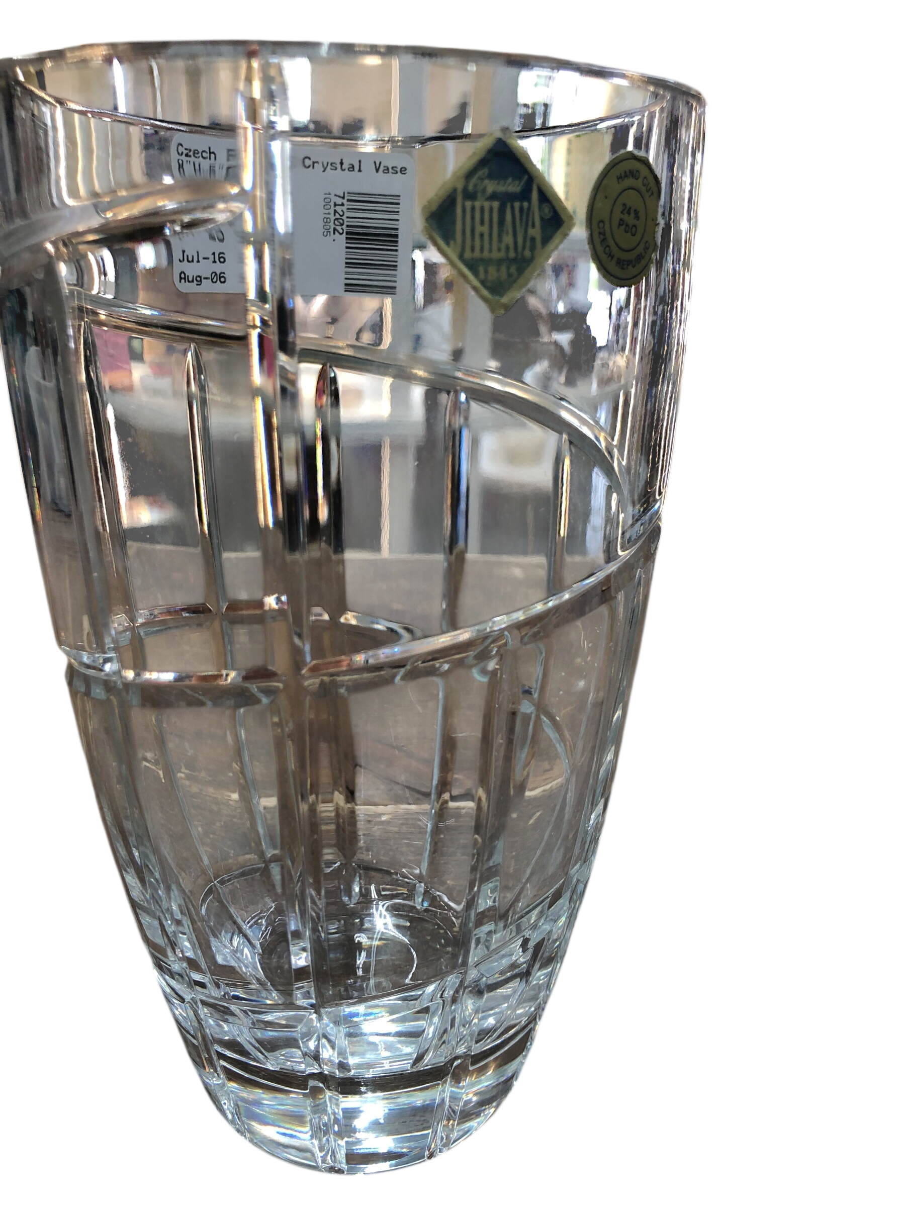 Czech Republic Crystal Vase
