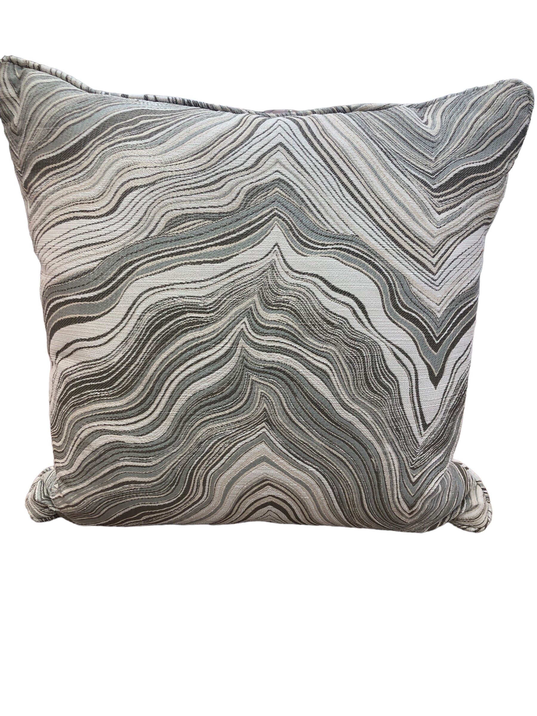 Abstract Brown/Grey Pillow