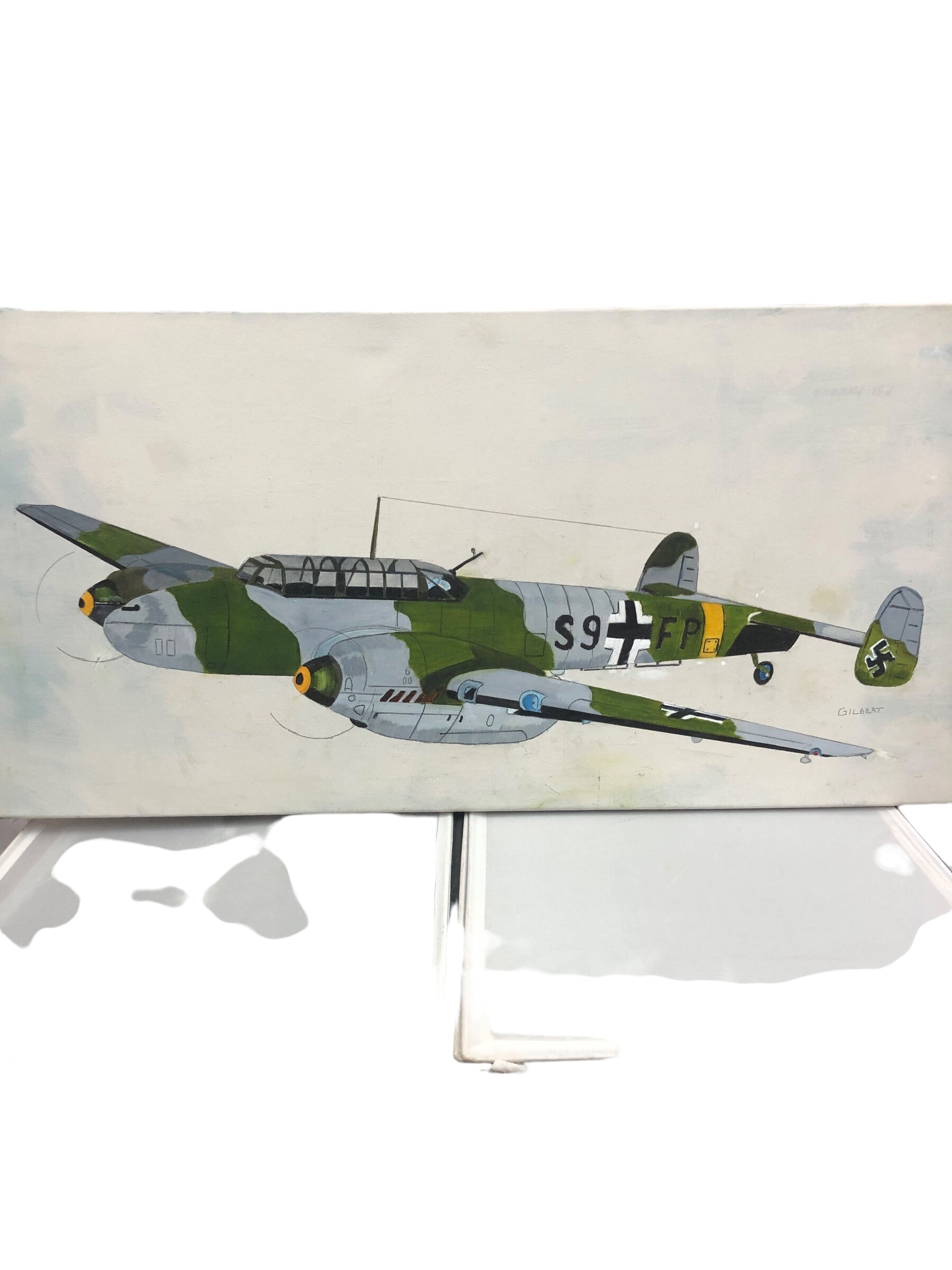 Messersmit BF110 Airplane Painting