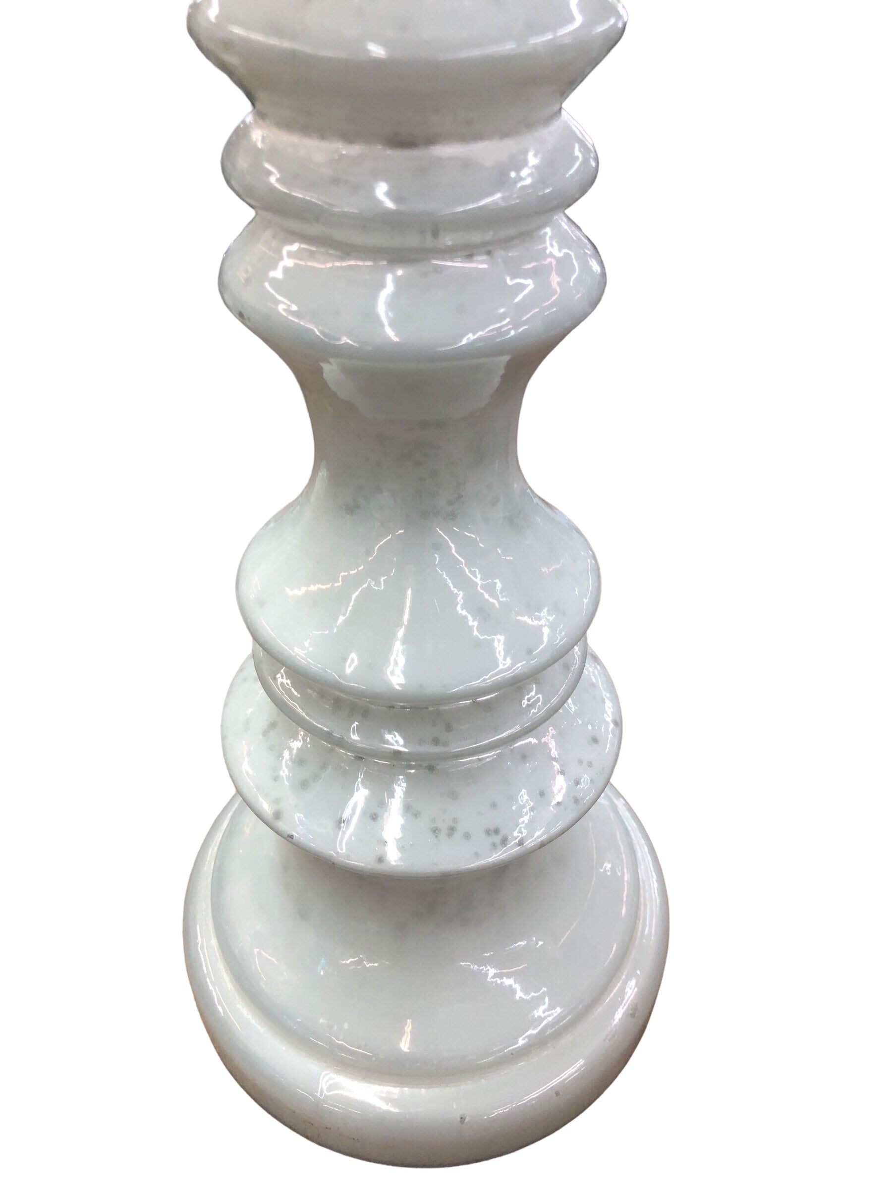 Pearl White Candle Holder