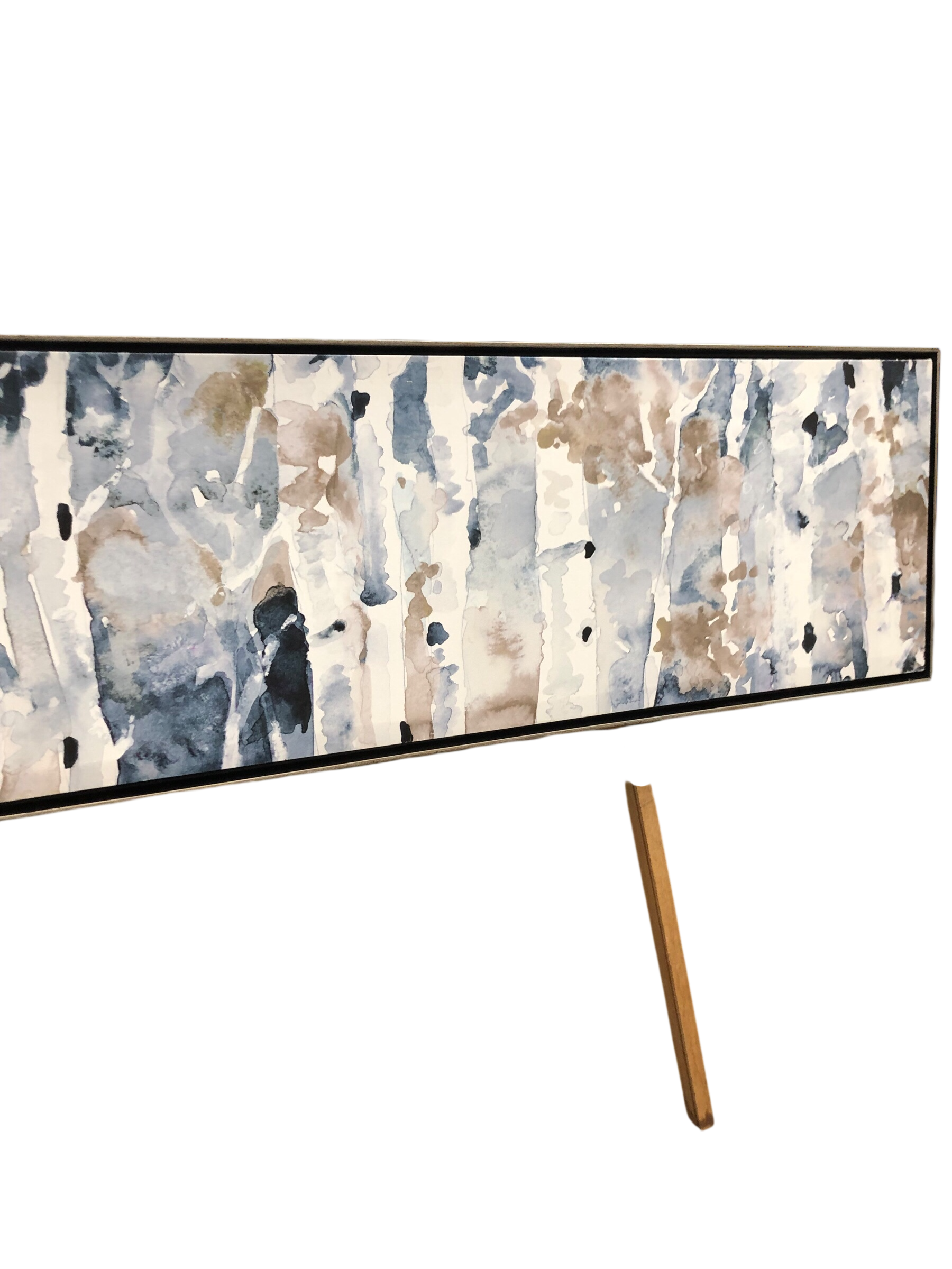 Light Blue /White flowers in Canvas