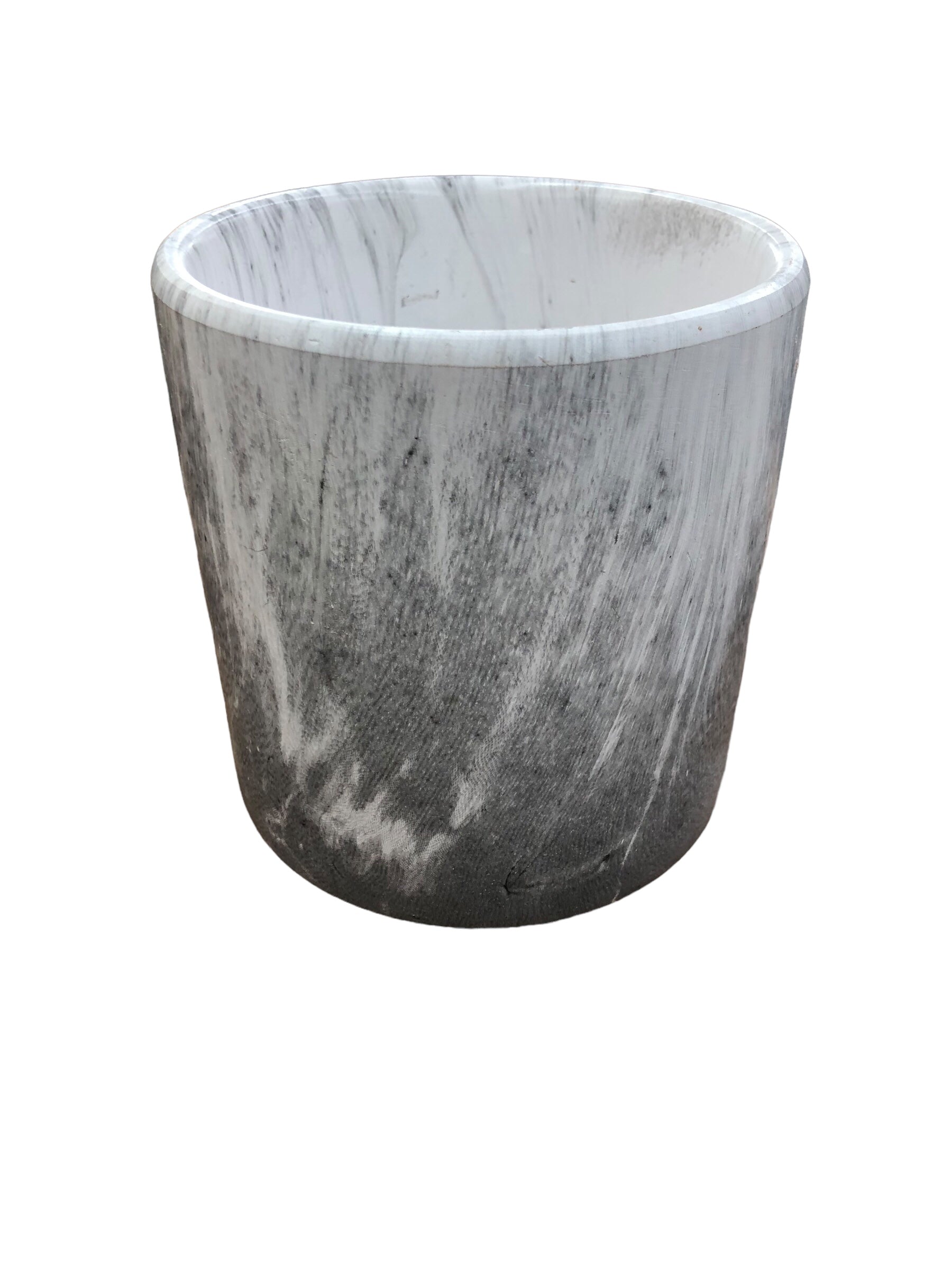 Planter Ceramic Grey/white