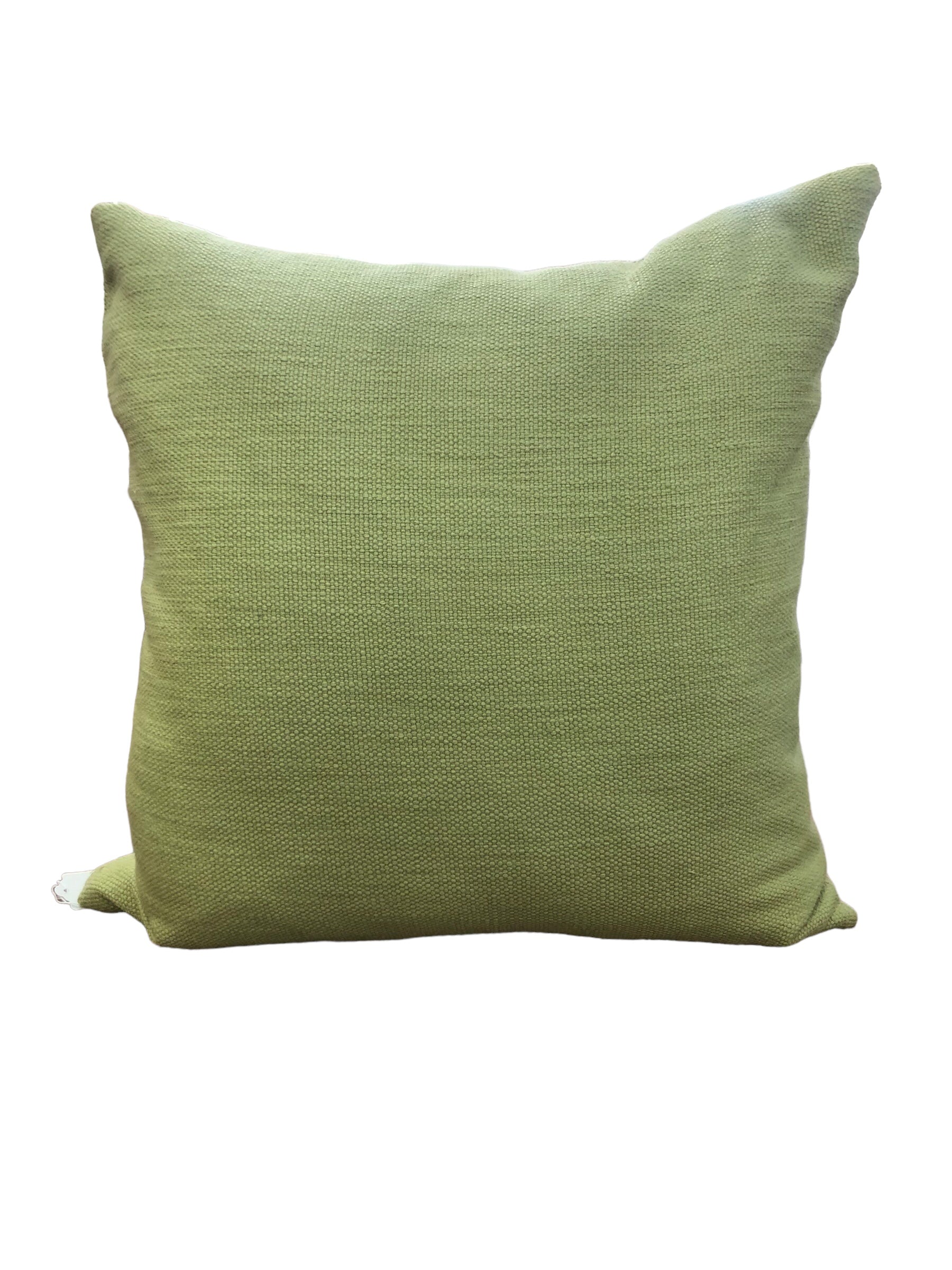 Tweed look Green Pillow