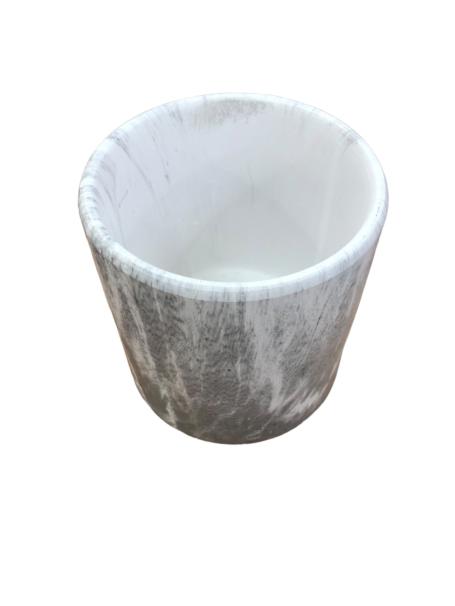 Planter Ceramic Grey/white