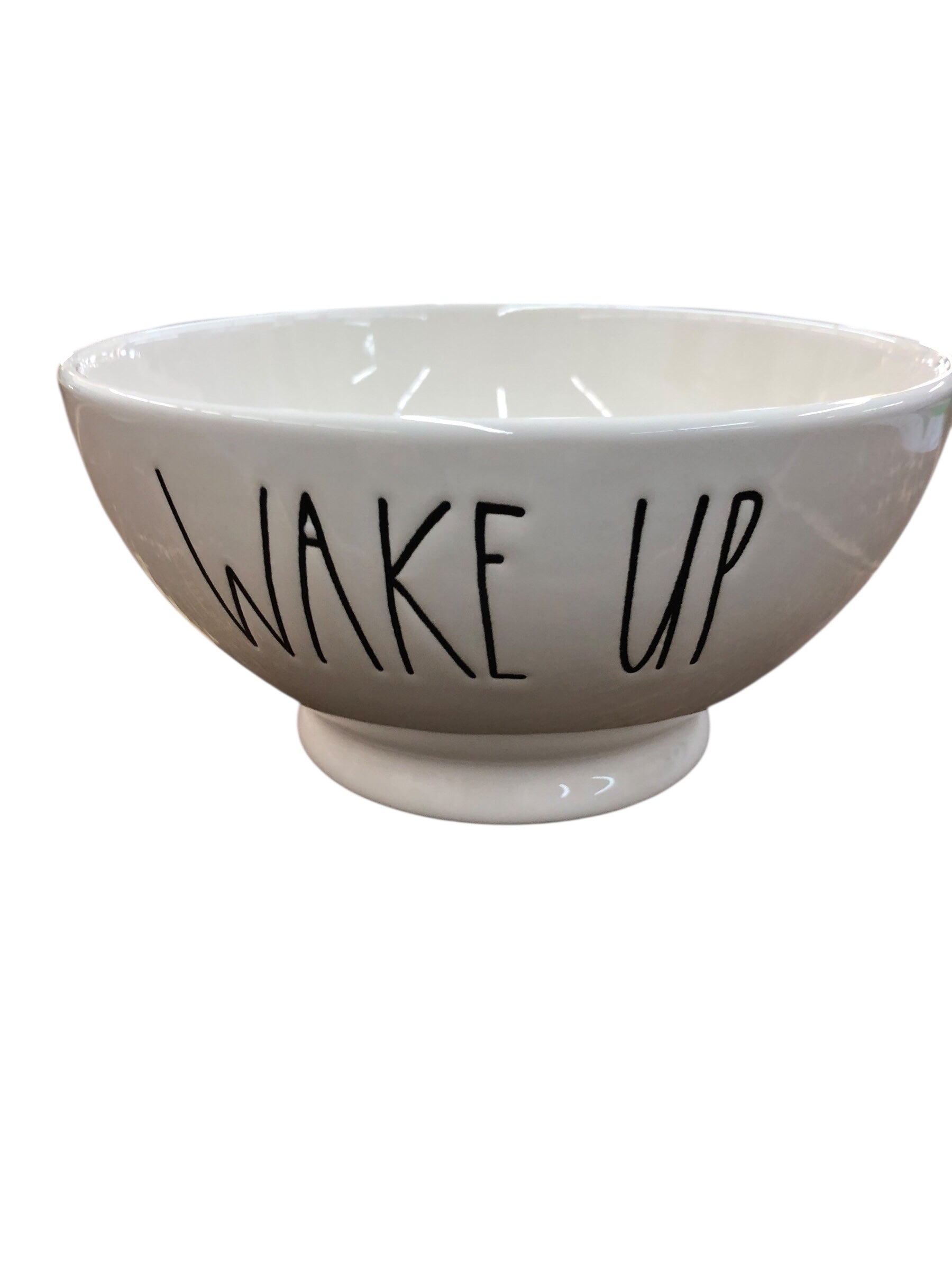 Rae Dunn - Ceramic Cereal Bowl - Wake Up