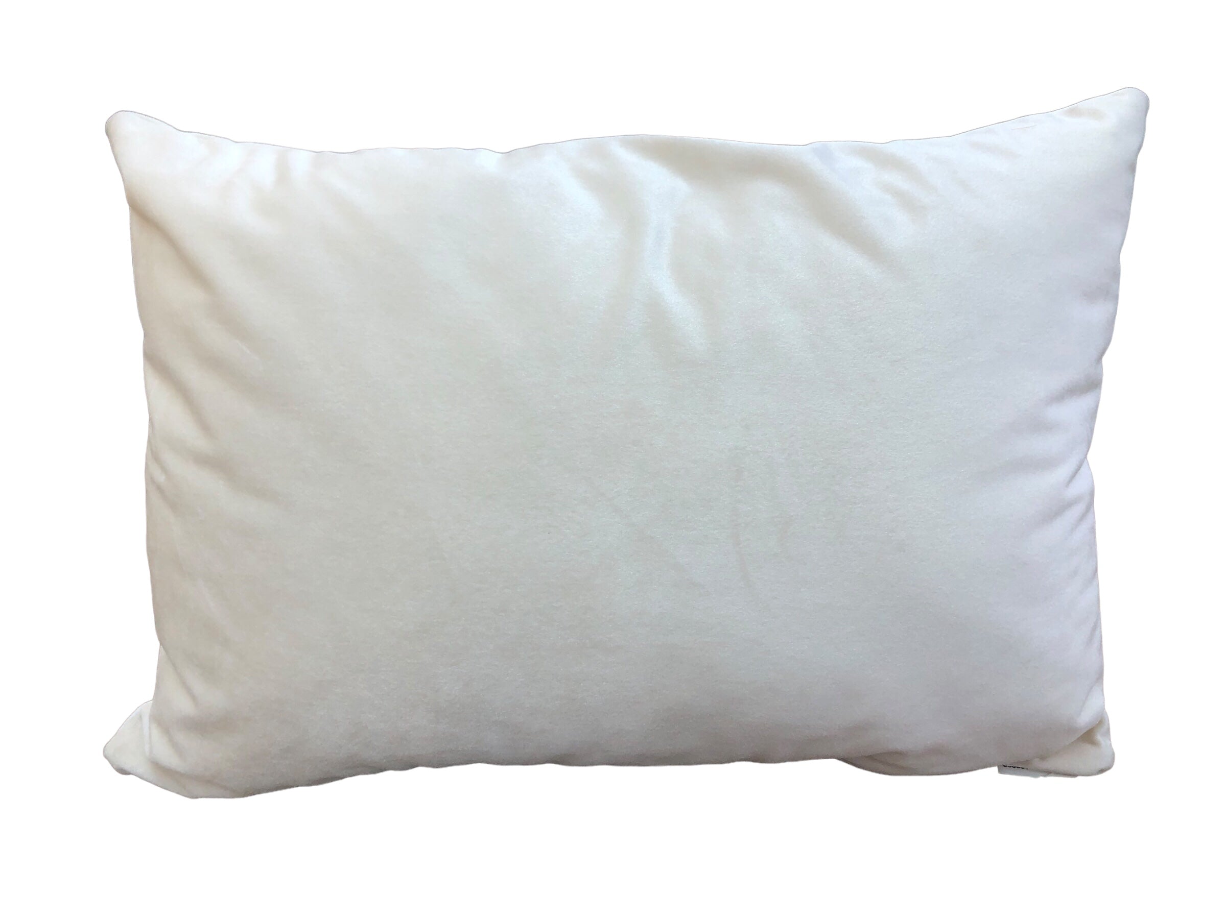 Oblong Pillow light cream velour