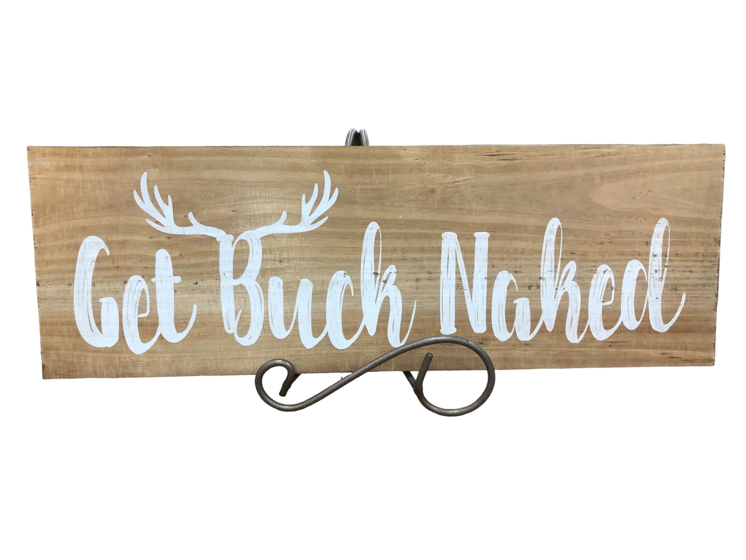 Get Buck Naked Sign