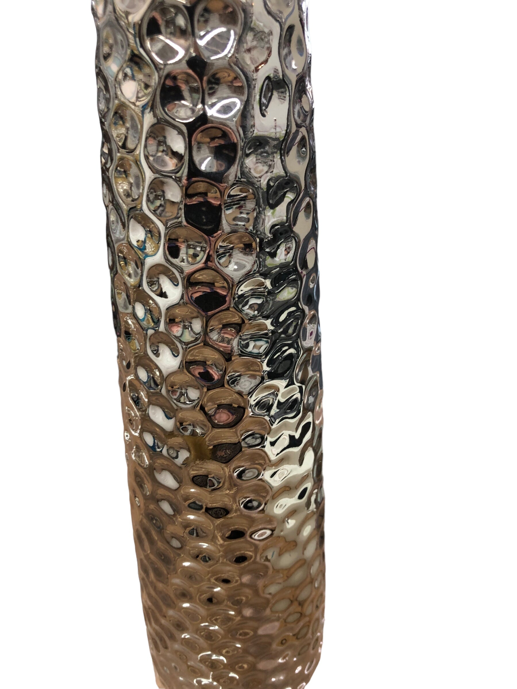 Hammered Silver Vase