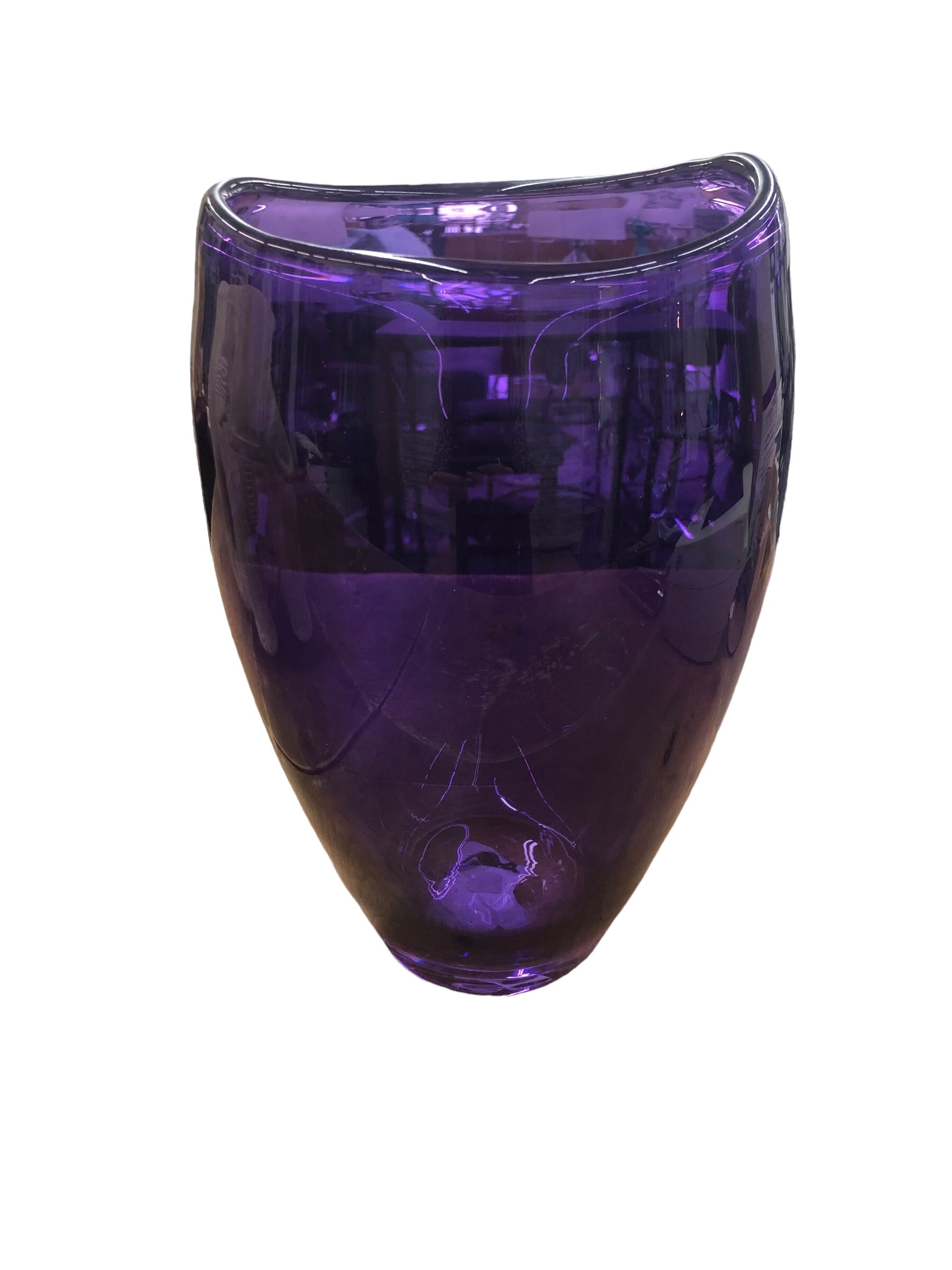 Heavy Purple Vase