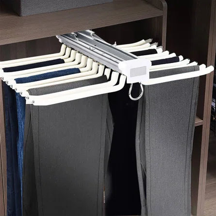 Steel Pull Out Trousers Rack/22 Arms