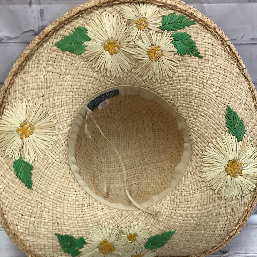 Woman's San Diego Hat w/Flowers