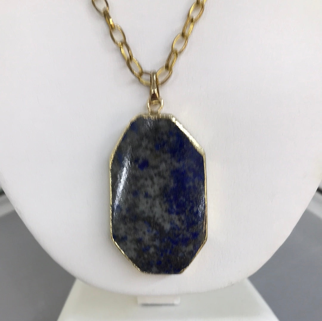 32" Chain with Lapis