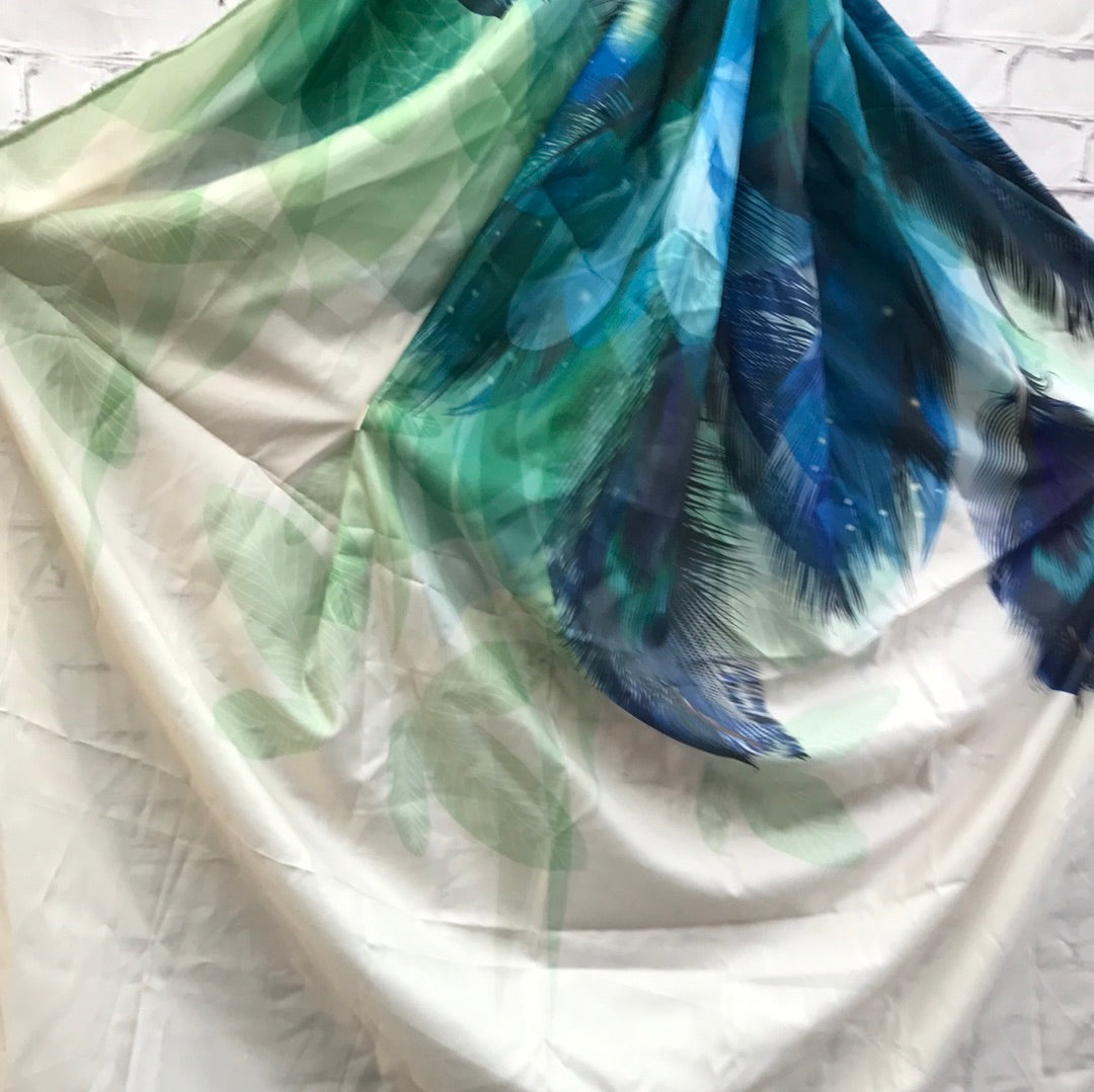 Fashion shower curtain (Peacock Feathers)