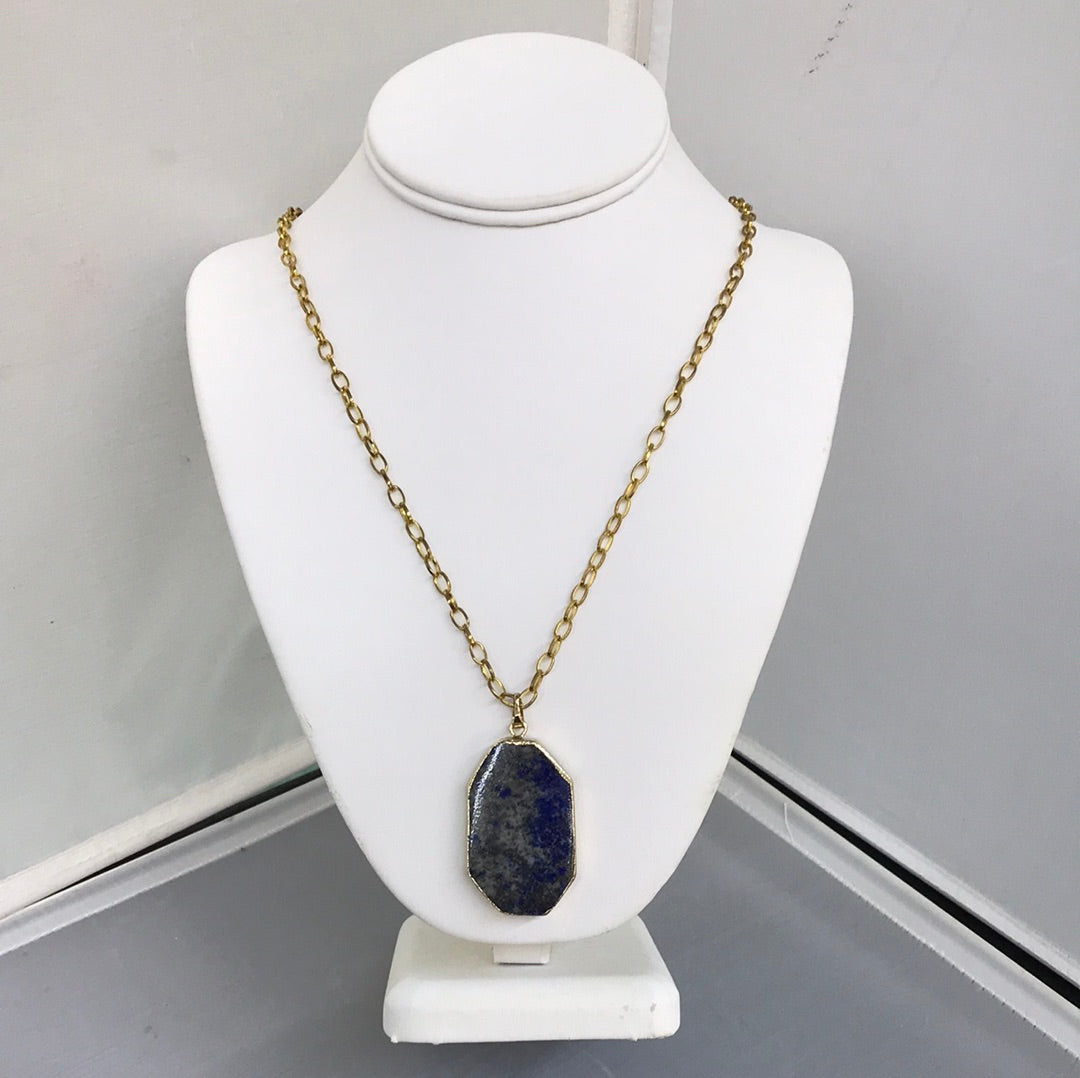 32" Chain with Lapis