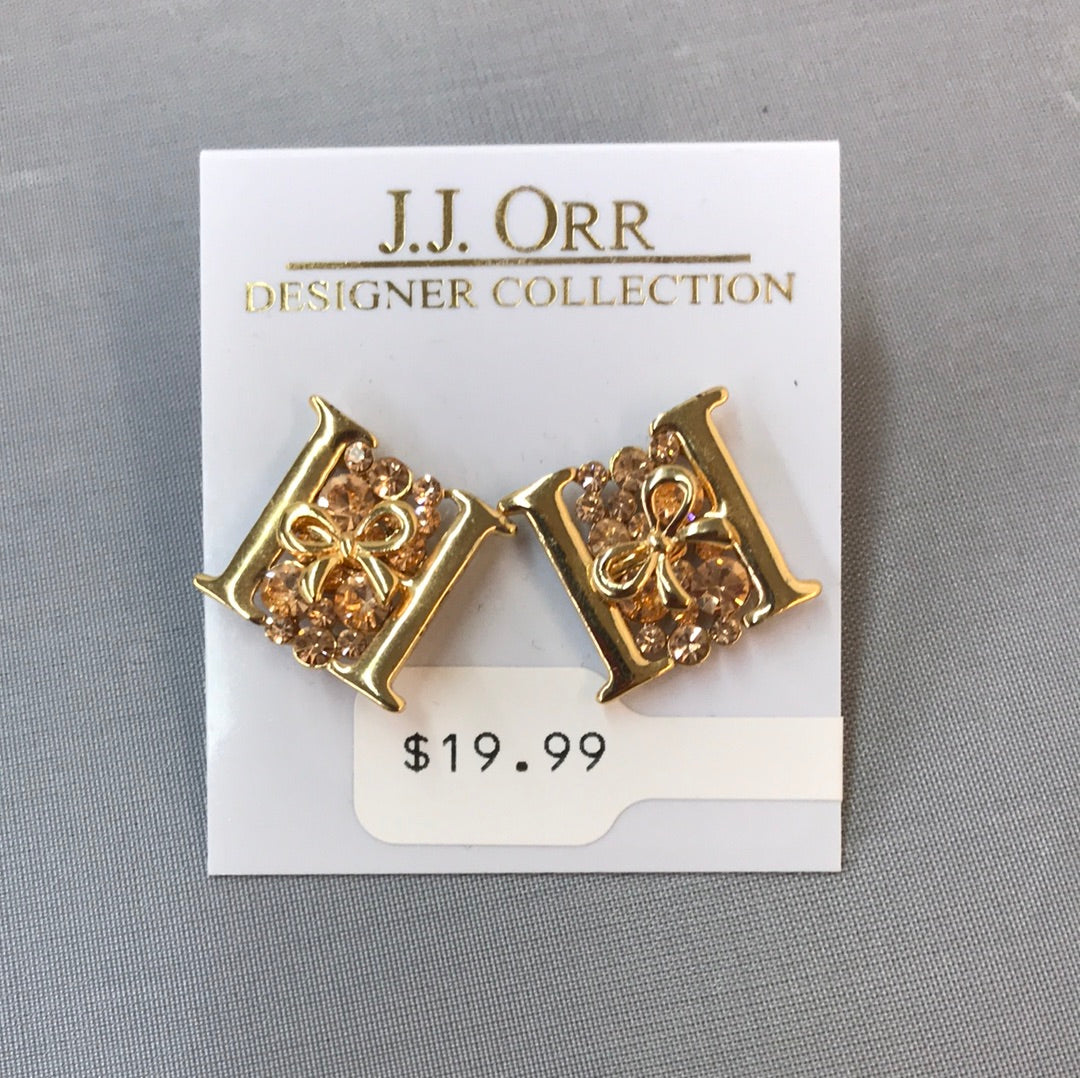 Gold Present Earrings