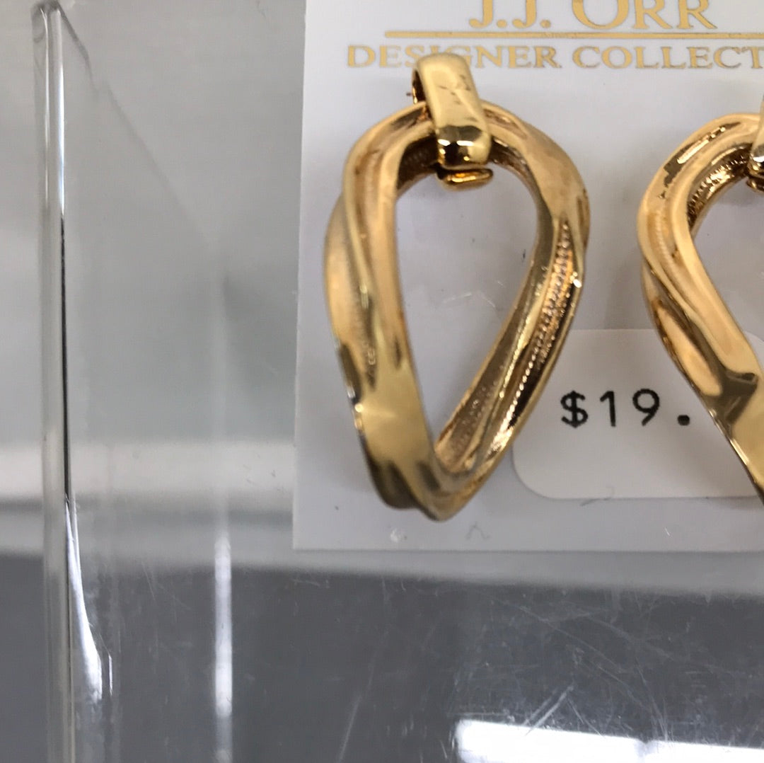 Heavy Gold Plated Earrings
