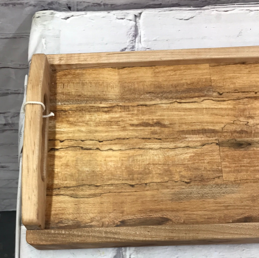 Hand Made Wooden Tray / Handles