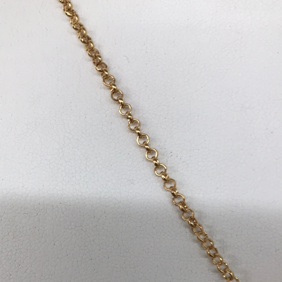Rock Crystal on 17" Chain